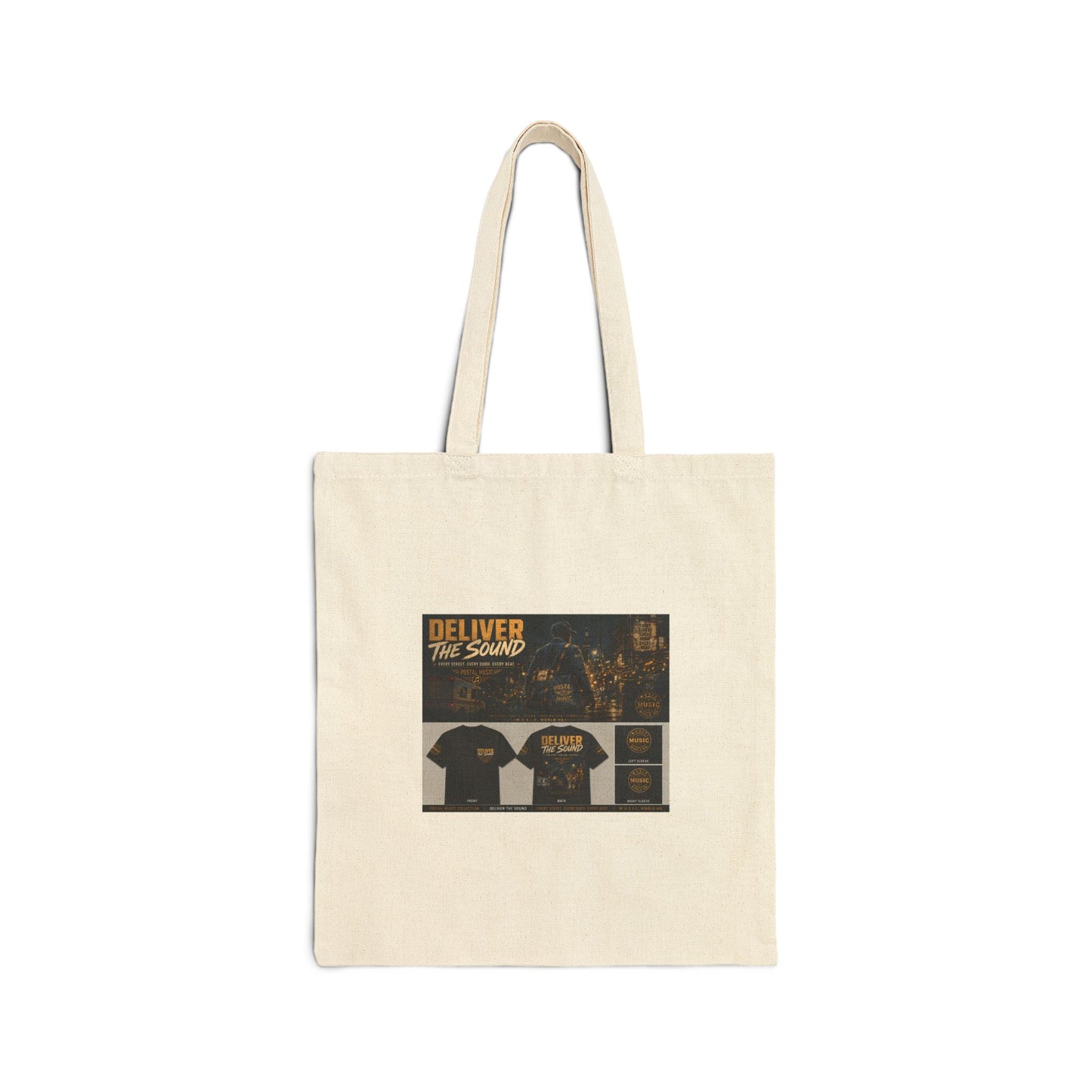 Postal Music — Deliver the Sound — Canvas Tote