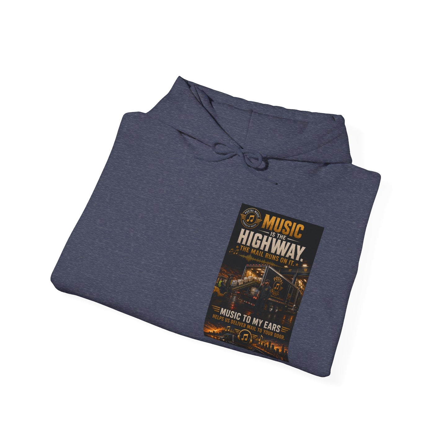 Postal Music — Music Is the Highway — Core Pullover Hoodie
