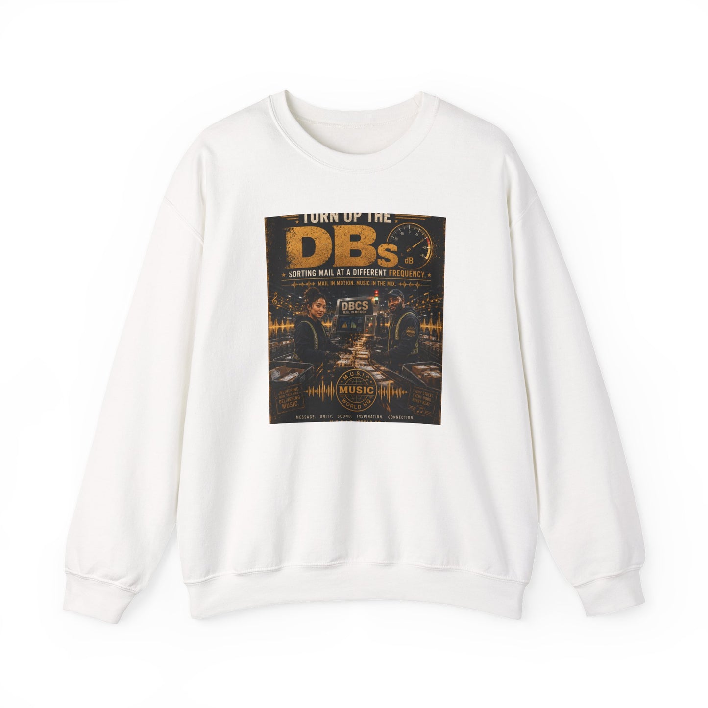 Turn Up the DBs — Men's Crewneck Sweatshirt (Jogger Set Top)
