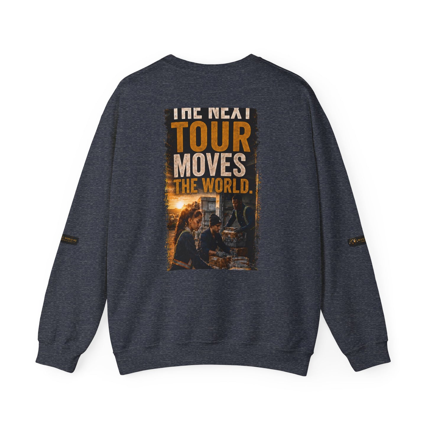 Postal Music — The Next Tour Core Crewneck Sweatshirt — Color Group 2 of 3