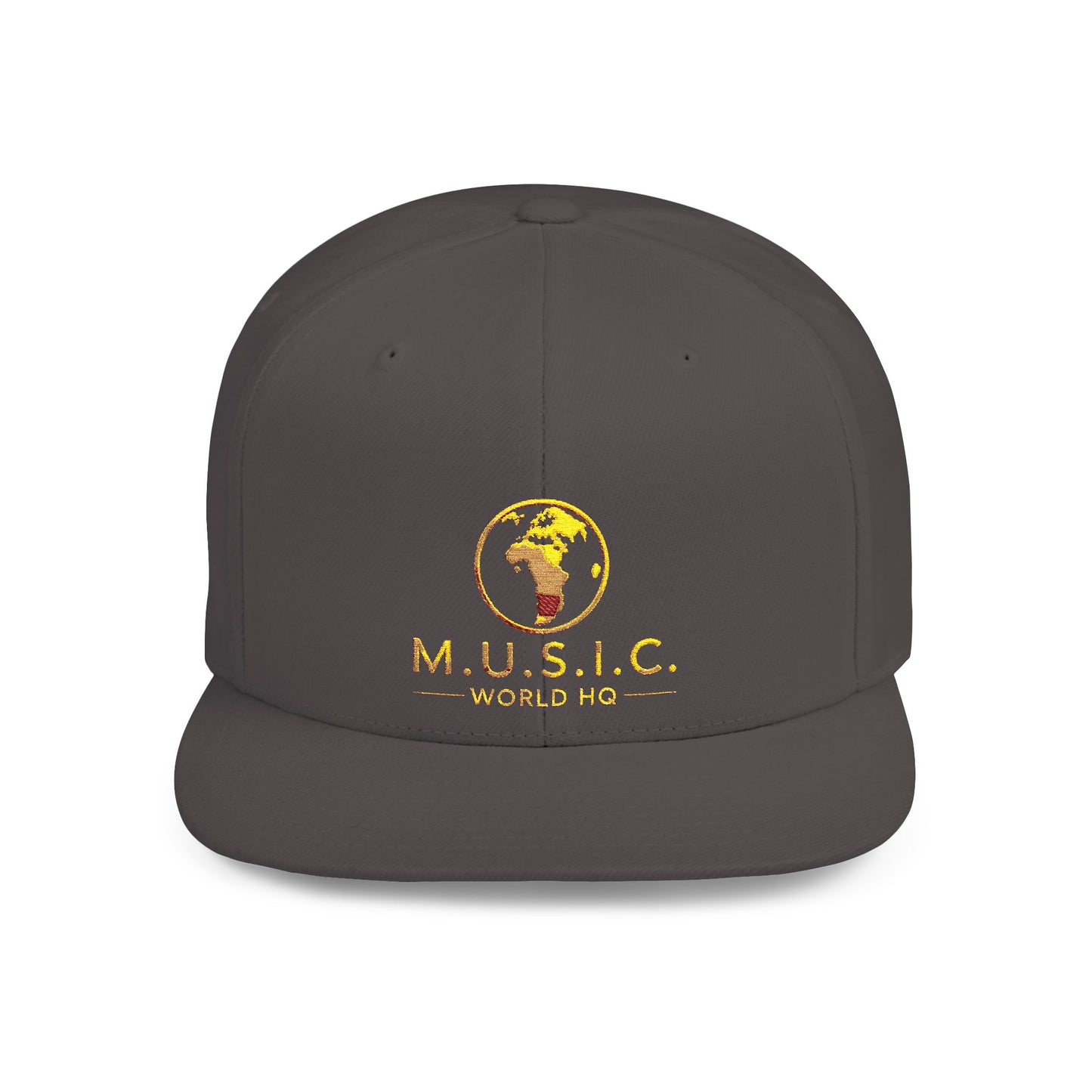 M.U.S.I.C. World HQ Heritage Premium Flat-Bill Snapback