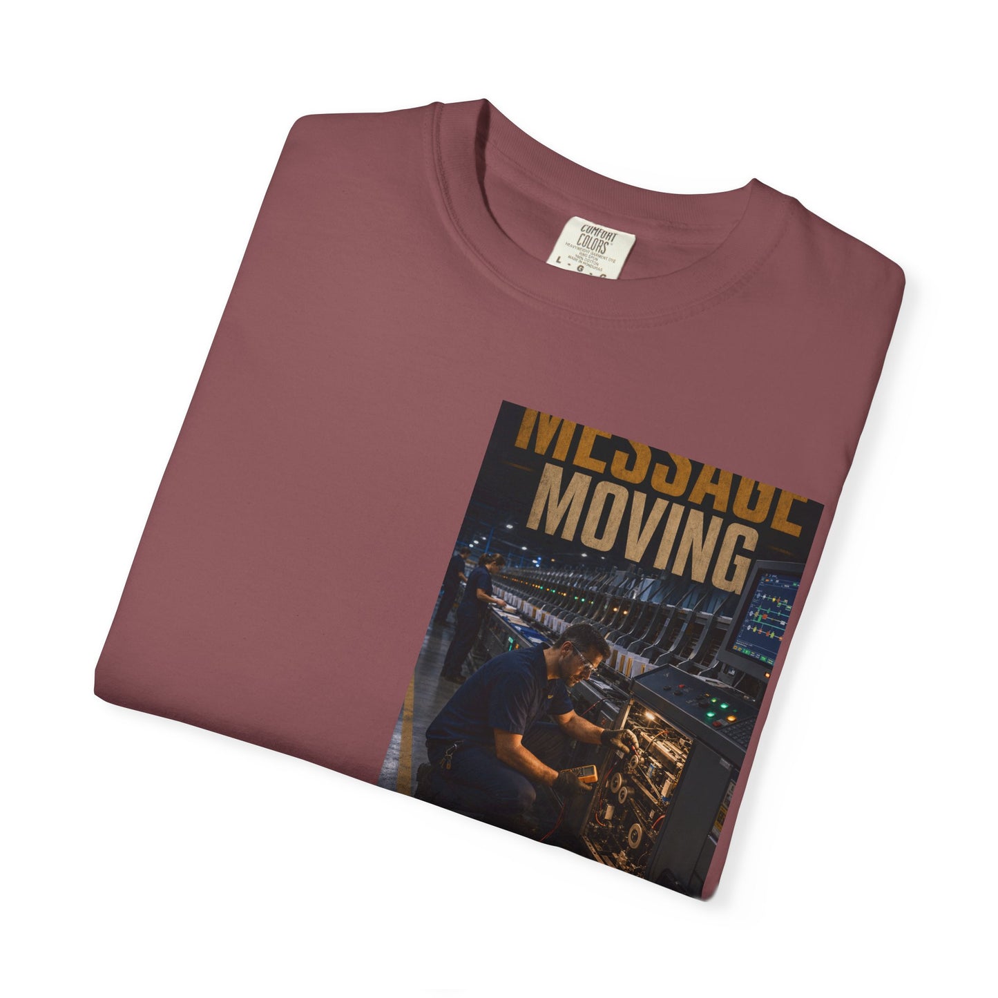 Postal Music — Keep the Message Moving — Garment-Dyed T-Shirt