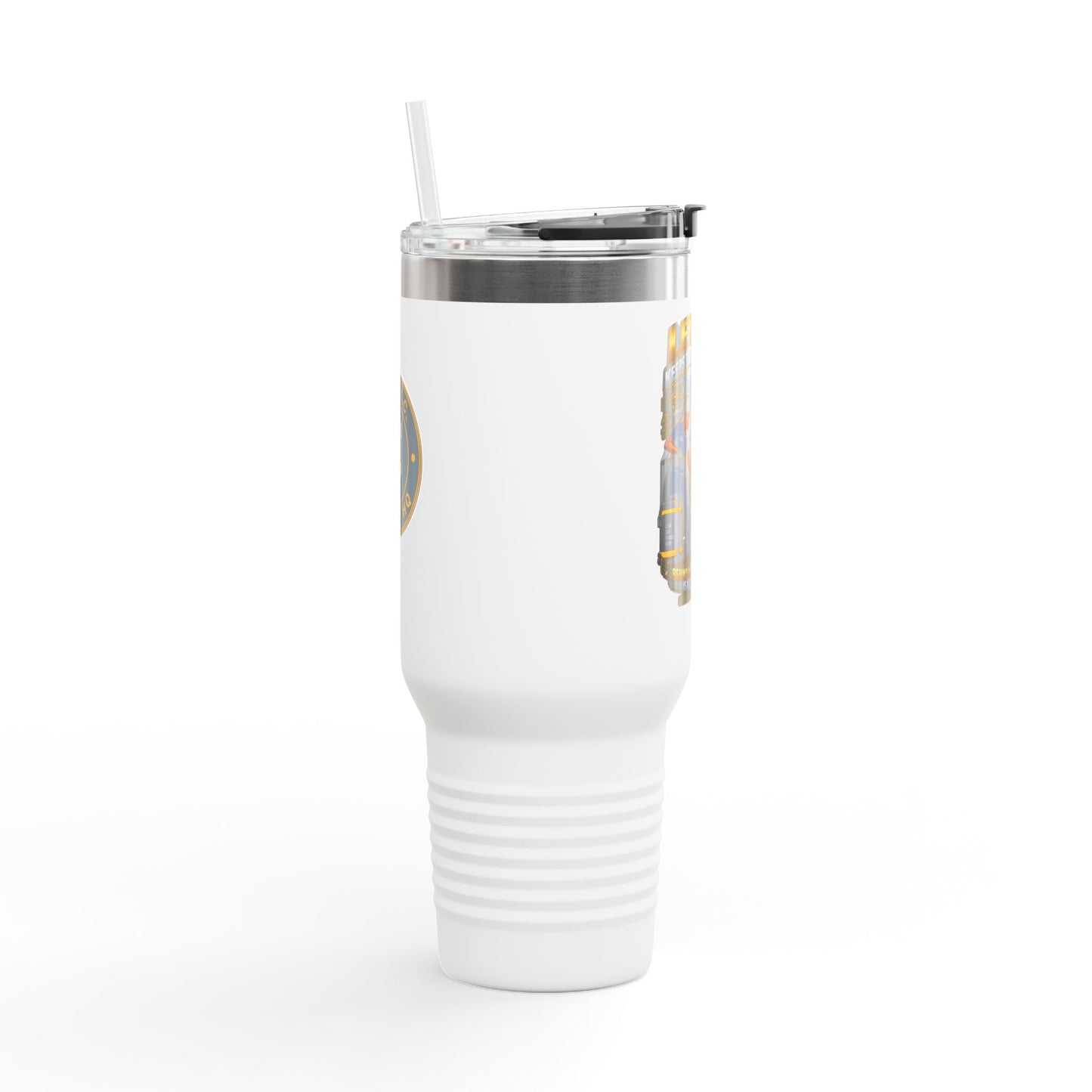 Postal Music - Level 7 Keeps the Rhythm Clean - Insulated Travel Tumbler 40oz