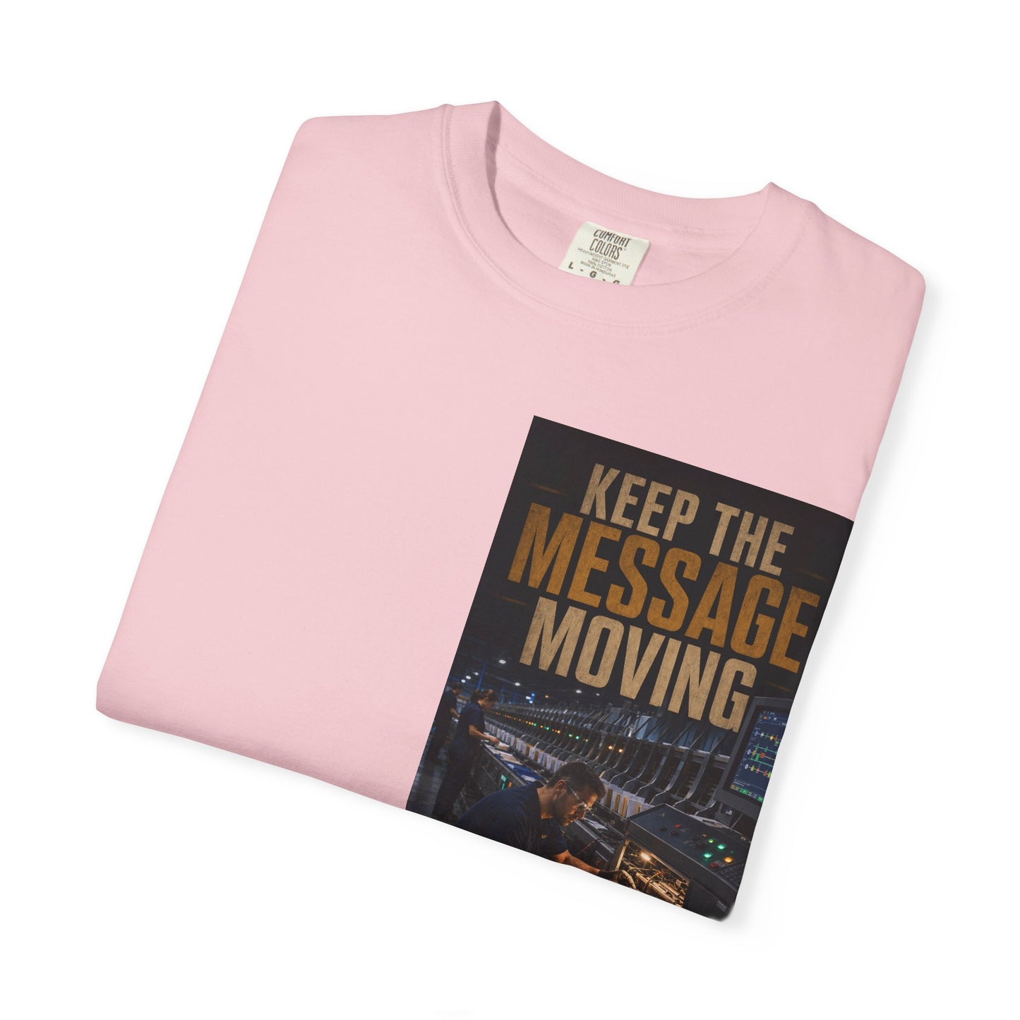 Postal Music — Keep the Message Moving — Garment-Dyed T-Shirt