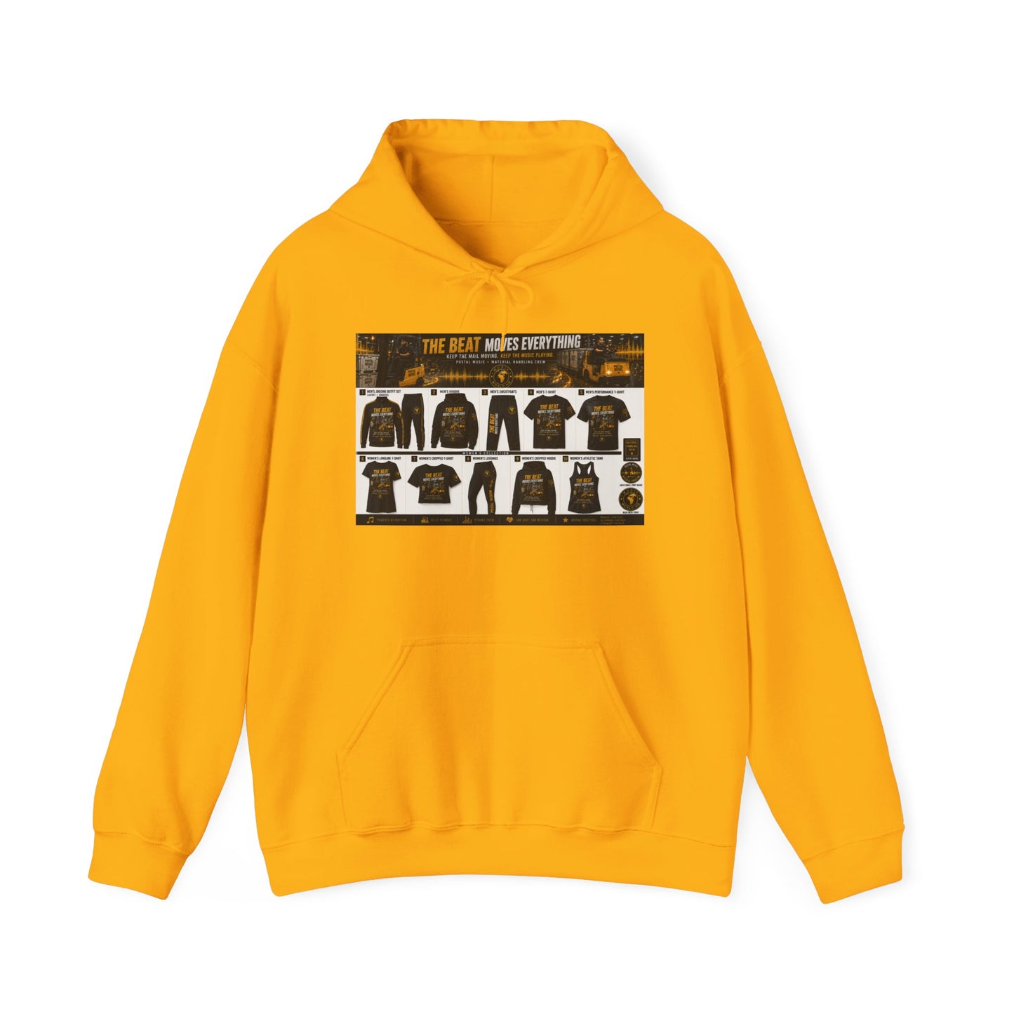 The Beat Moves Everything — Men's Hoodie | Postal Music