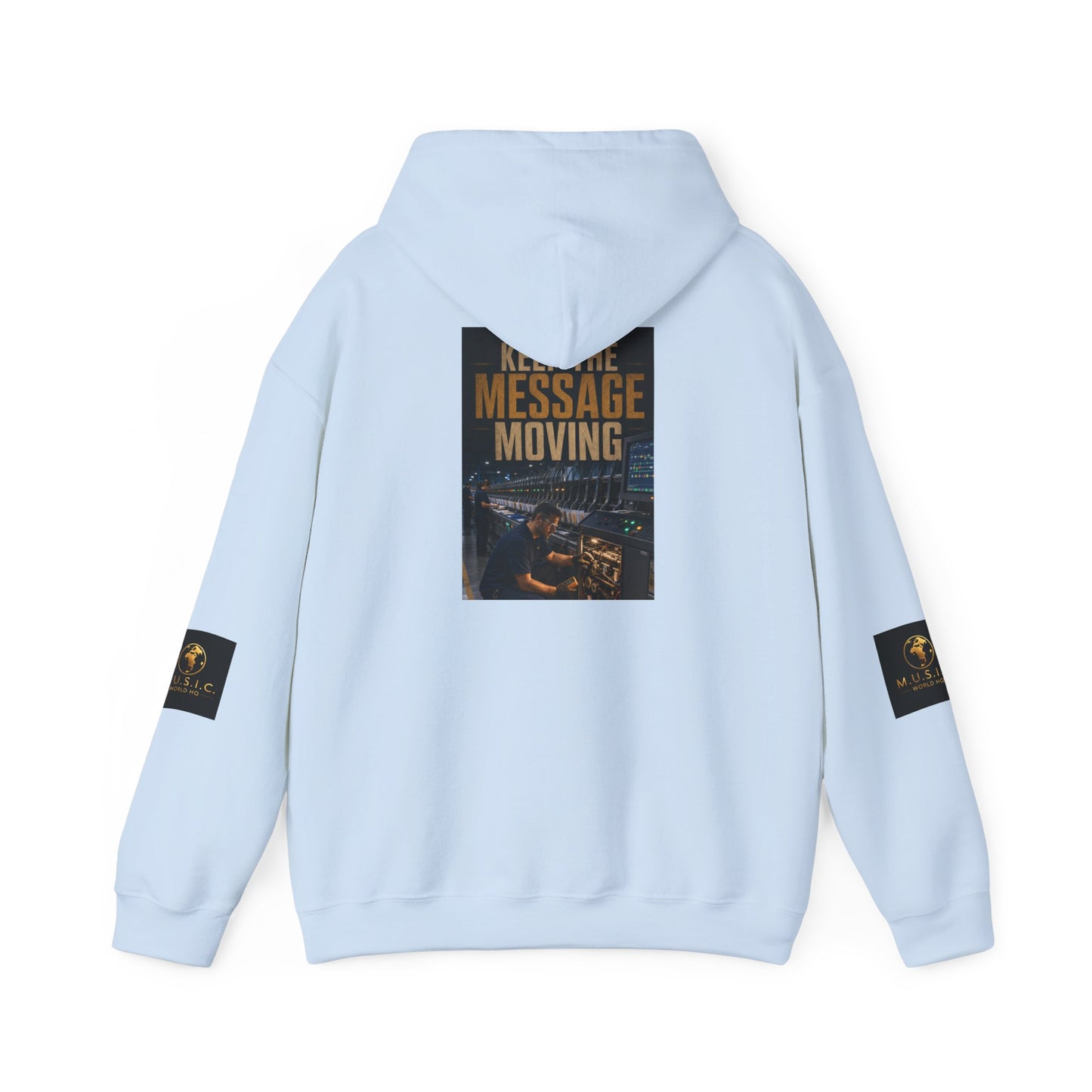 Postal Music — Keep the Message Moving — Core Pullover Hoodie