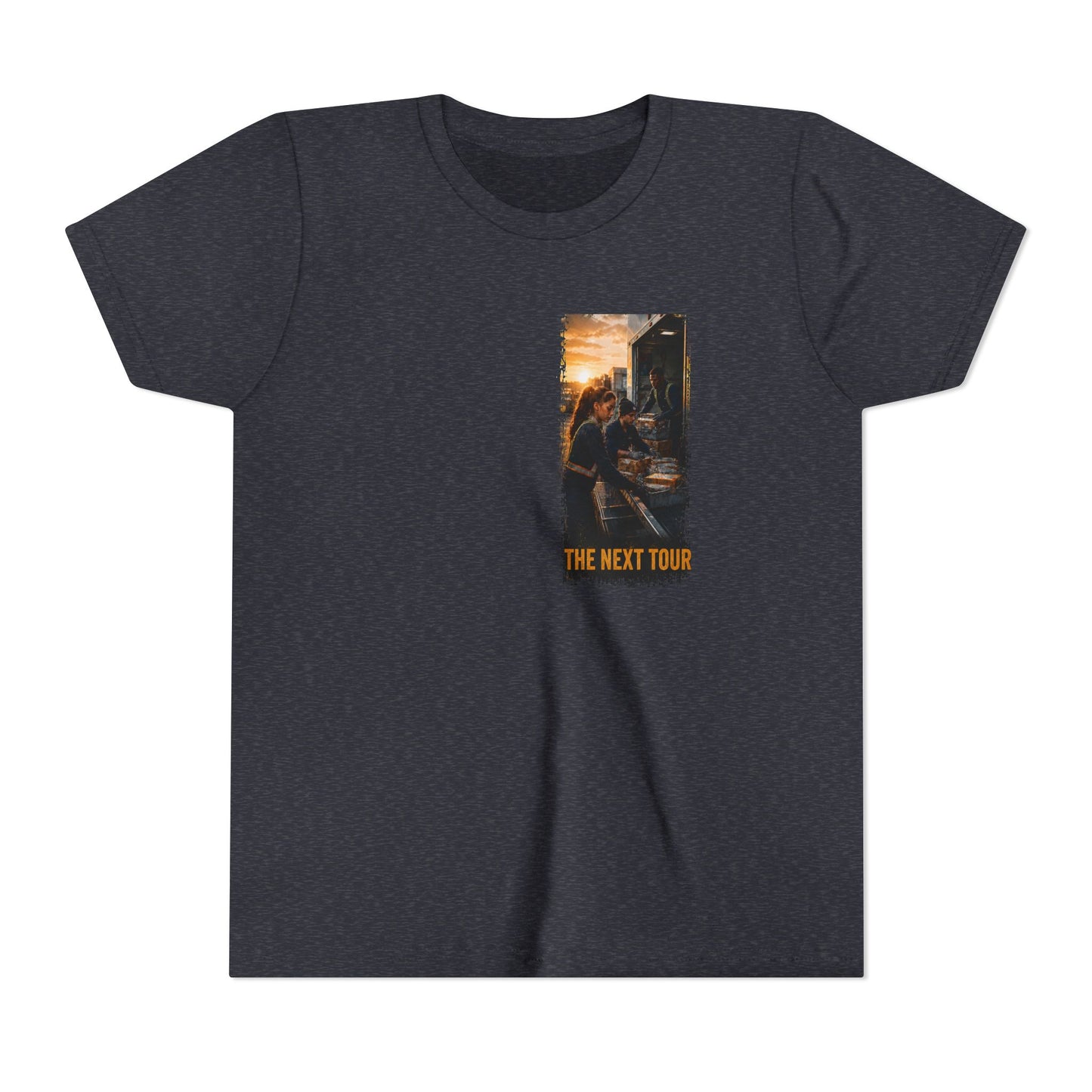 Postal Music — The Next Tour Youth T-Shirt — Color Group 1 of 2