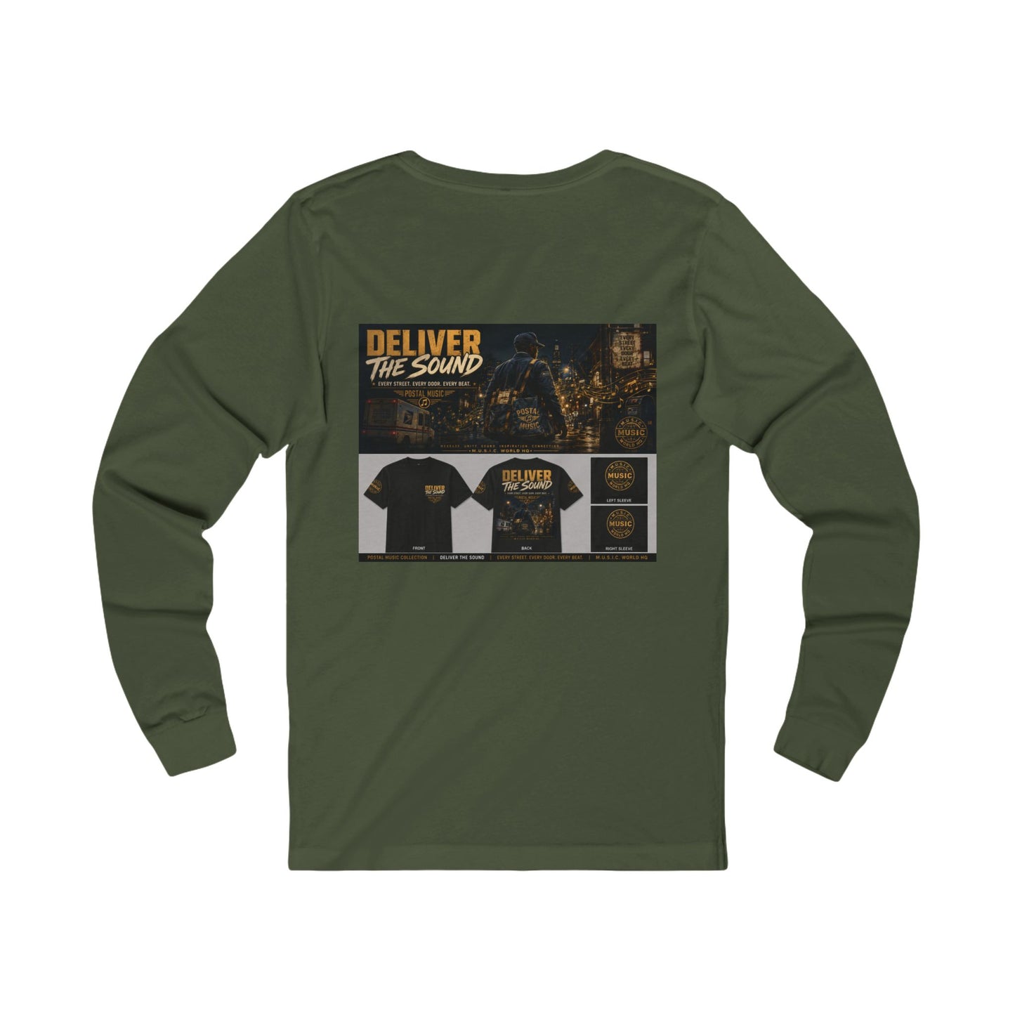 Postal Music — Deliver the Sound — Long-Sleeve T-Shirt