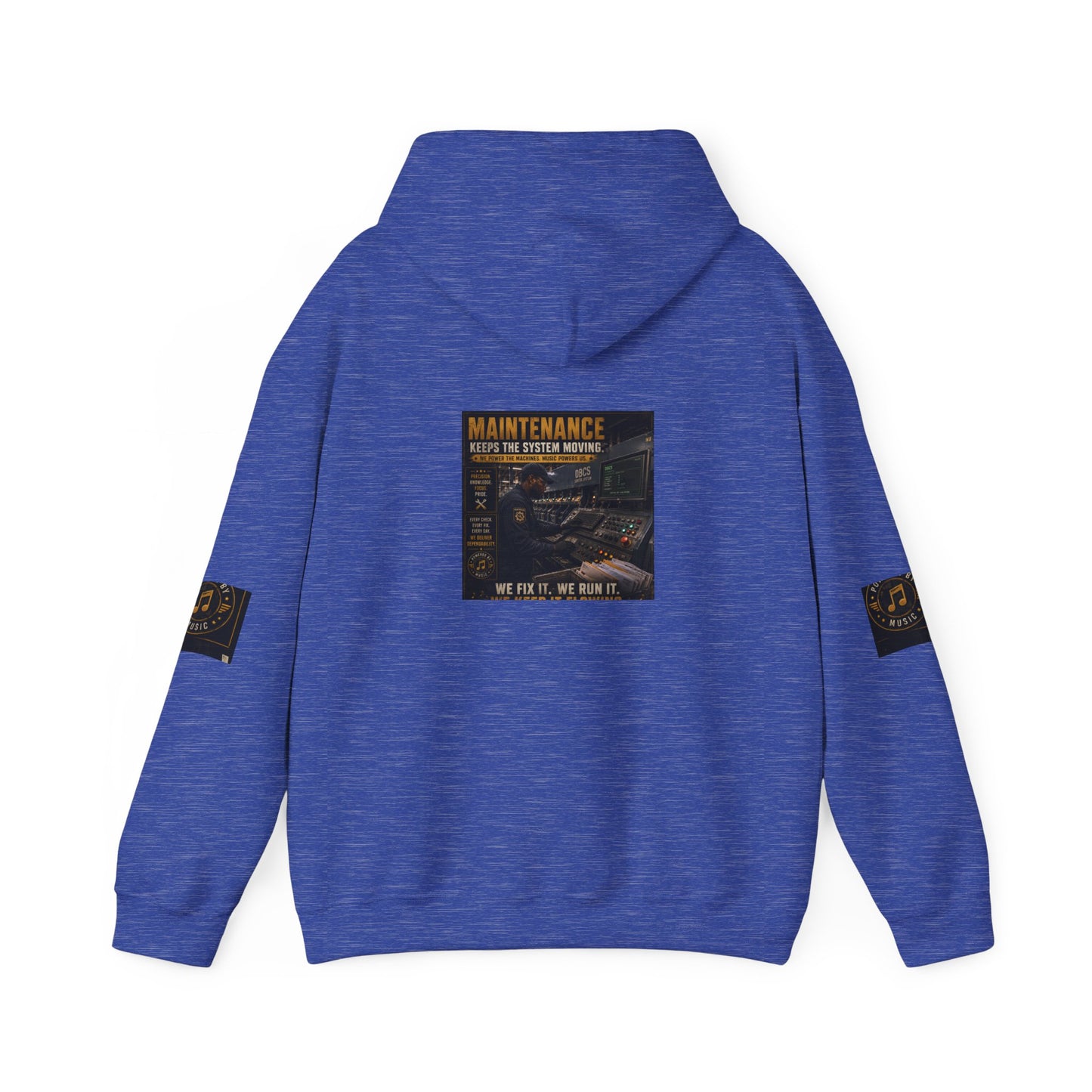 Postal Music — Maintenance Keeps the System Moving — Core Pullover Hoodie
