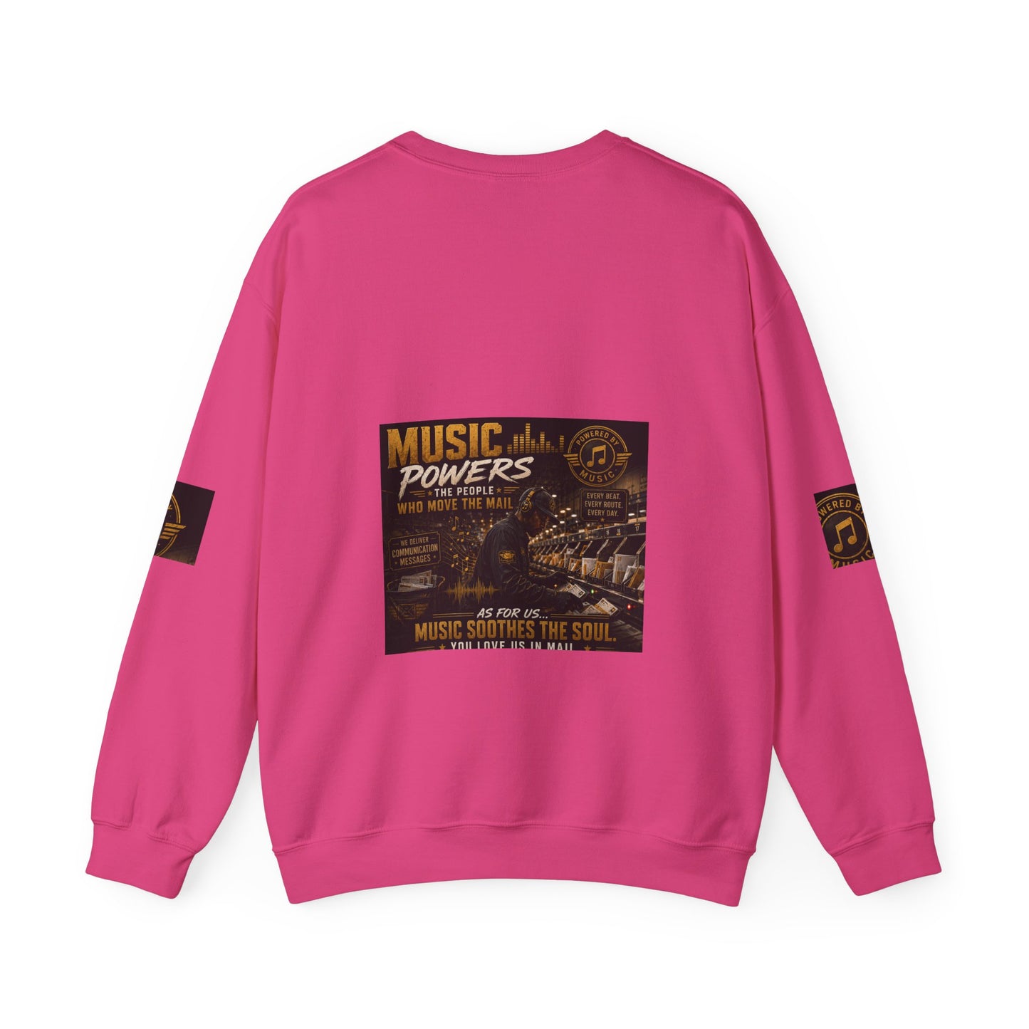 Postal Music — Music Powers the People — Core Crewneck Sweatshirt