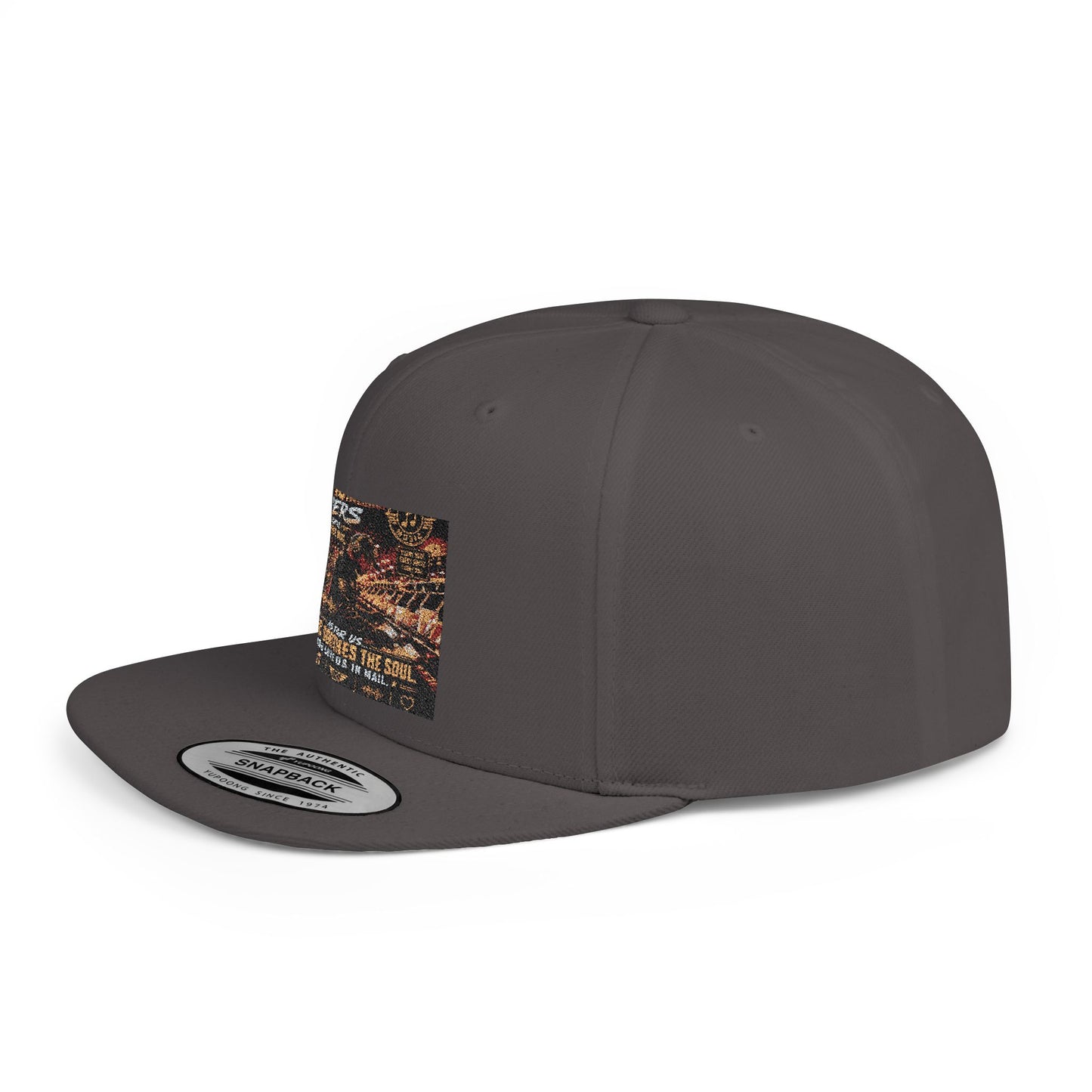 Postal Music — Music Powers the People — Flat-Bill Snapback