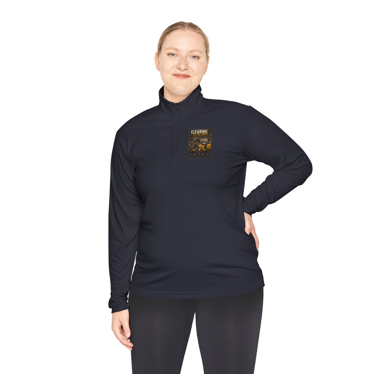 Cleaning to the Beat — Quarter-Zip Pullover