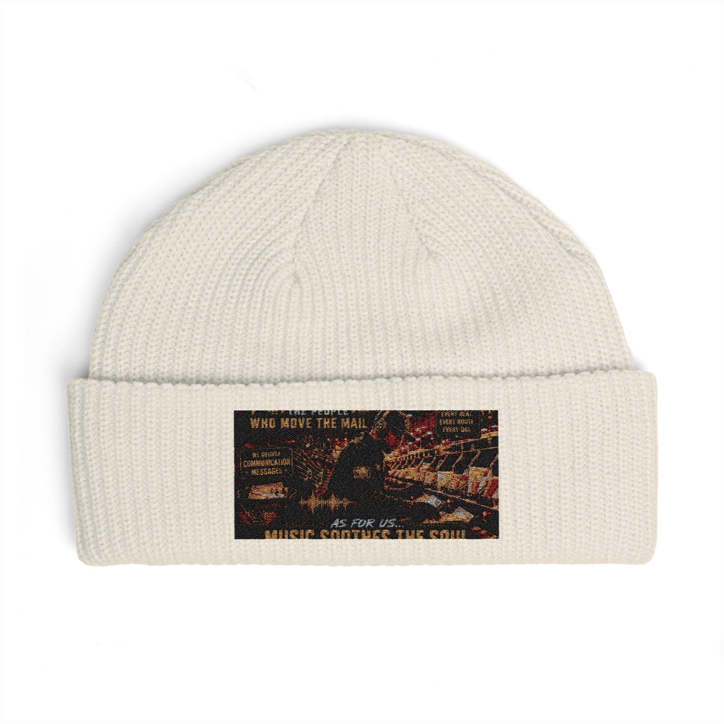 Postal Music — Music Powers the People — Knit Beanie