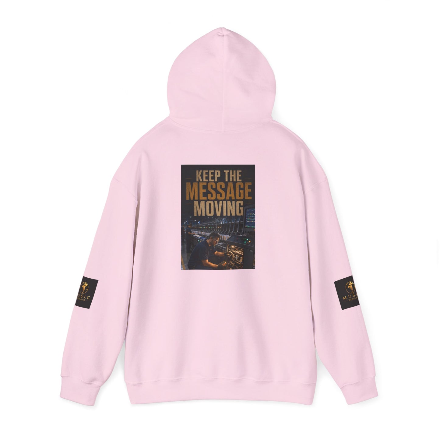 Postal Music — Keep the Message Moving — Core Pullover Hoodie