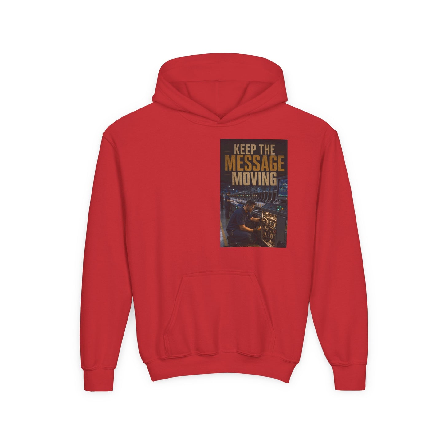 Postal Music — Keep the Message Moving — Youth Hoodie