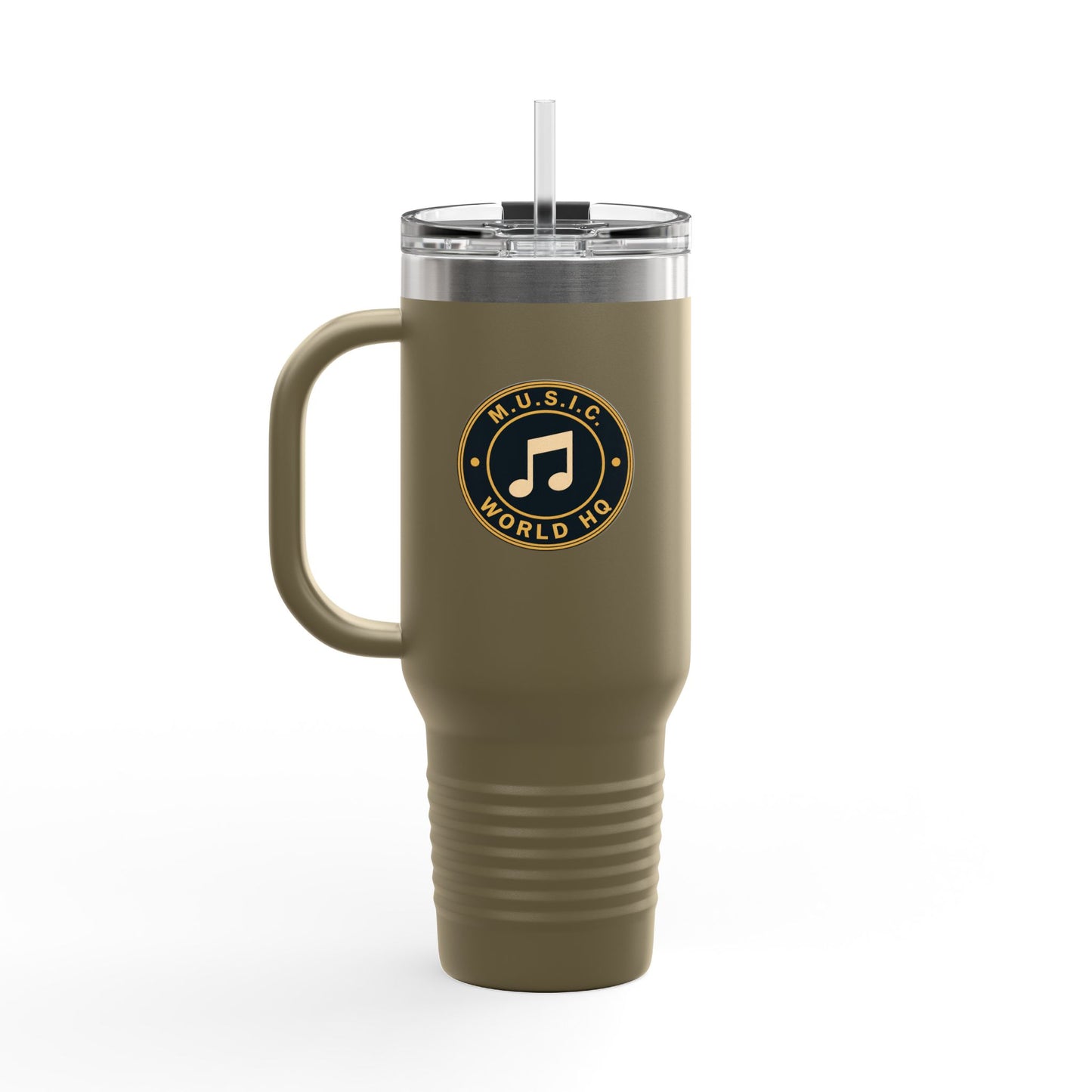 Postal Music - Level 7 Keeps the Rhythm Clean - Insulated Travel Tumbler 40oz