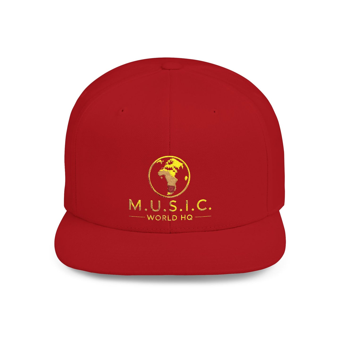 M.U.S.I.C. World HQ Heritage Premium Flat-Bill Snapback