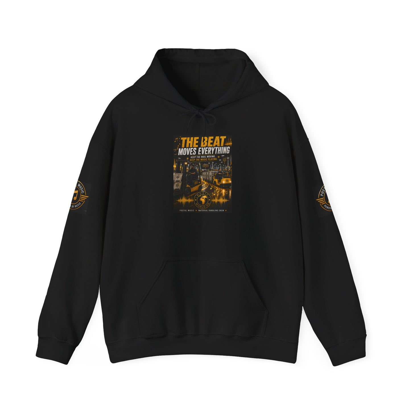 The Beat Moves Everything — Men's Hoodie | Postal Music