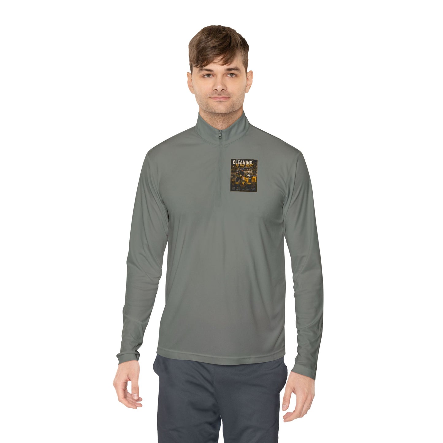 Cleaning to the Beat — Quarter-Zip Pullover
