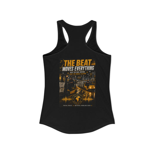 The Beat Moves Everything — Women's Athletic Tank | Postal Music