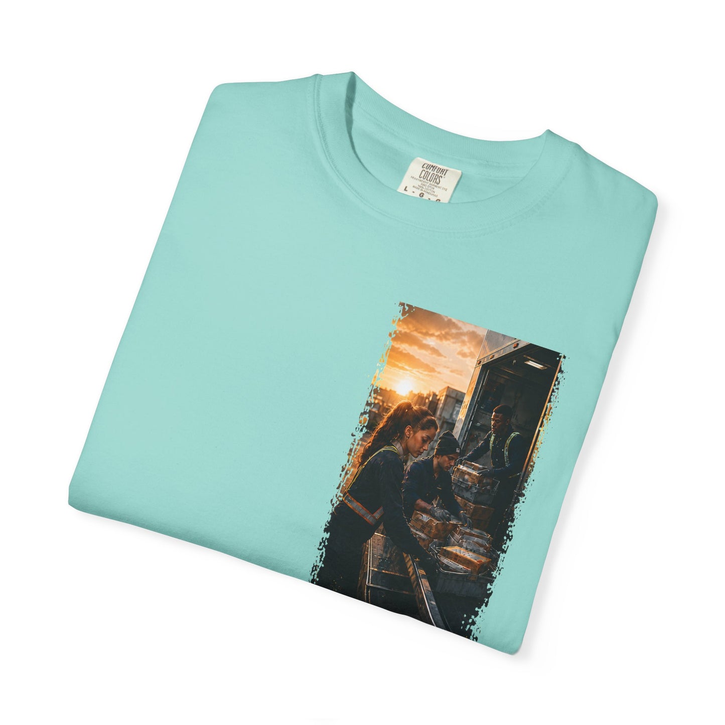 Postal Music — The Next Tour Garment-Dyed T-Shirt — Color Group 1 of 4