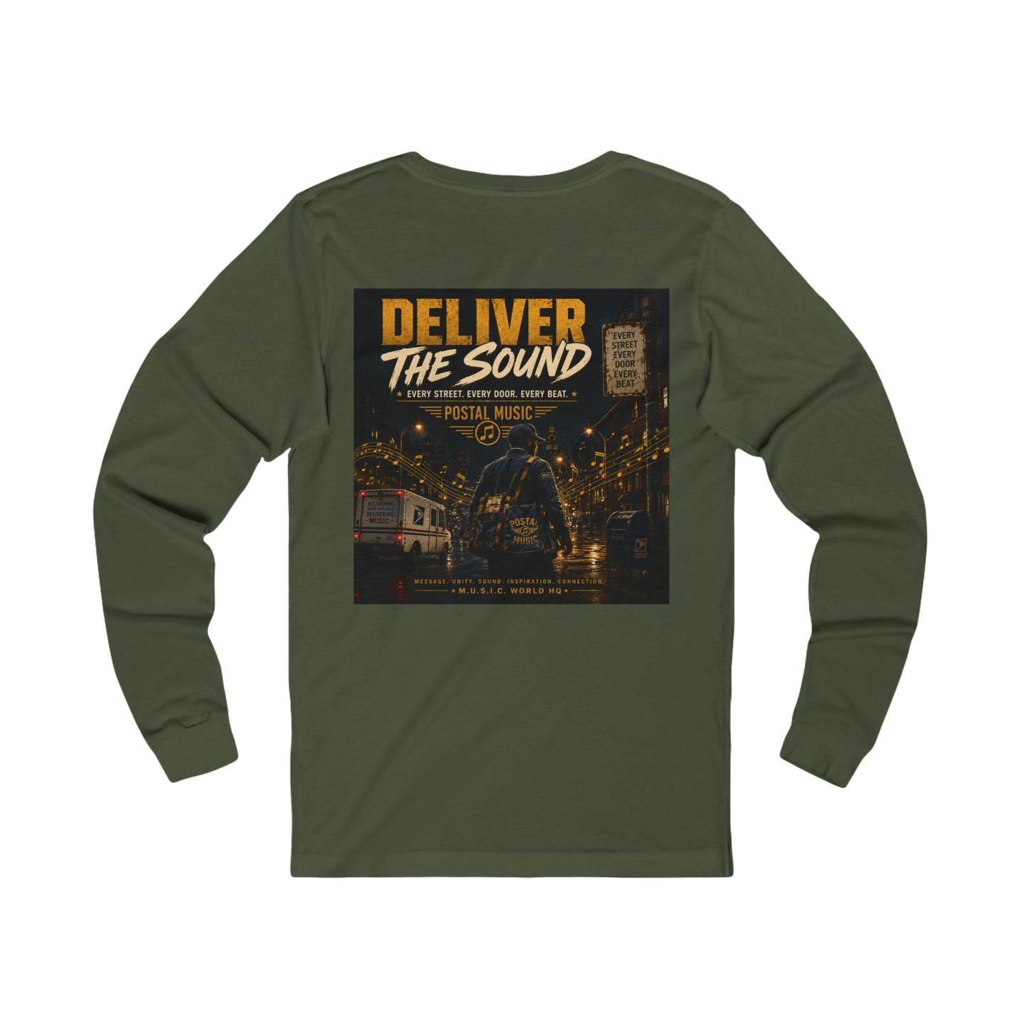 Postal Music — Deliver the Sound — Long-Sleeve T-Shirt