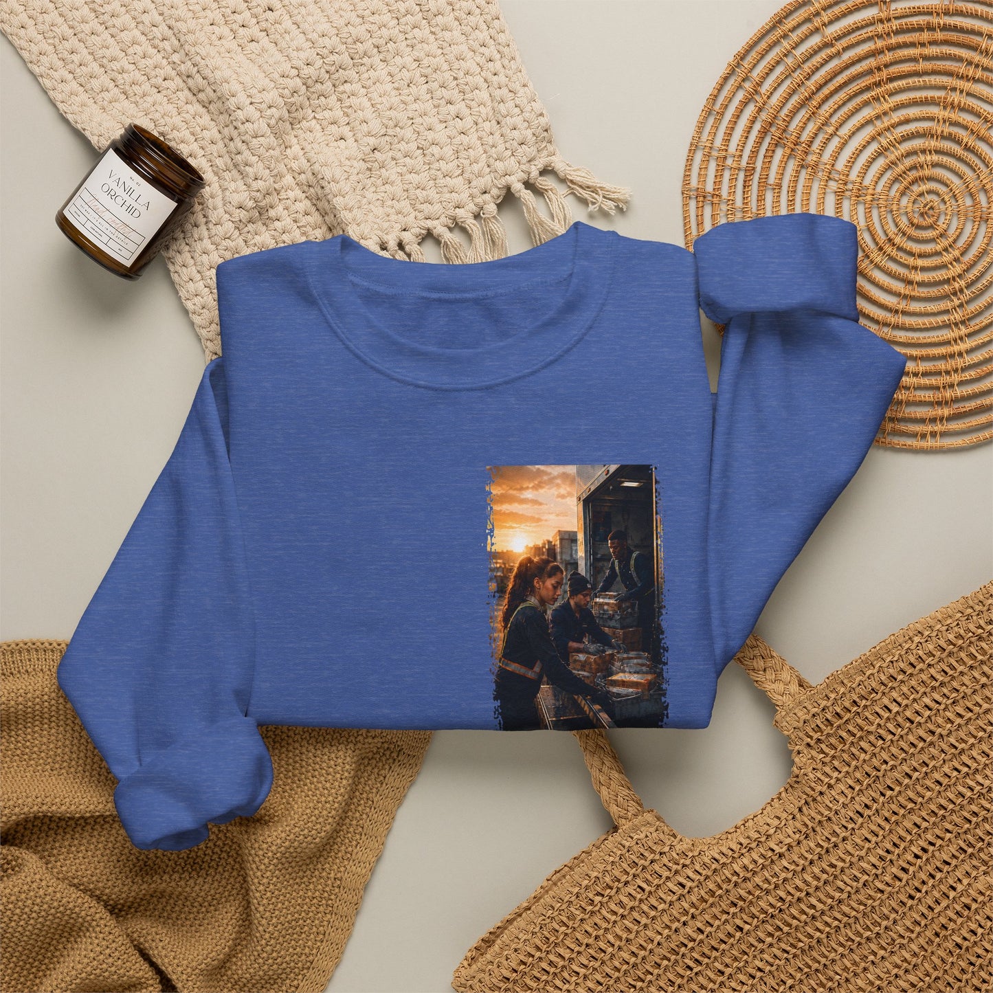 Postal Music — The Next Tour Core Crewneck Sweatshirt — Color Group 2 of 3
