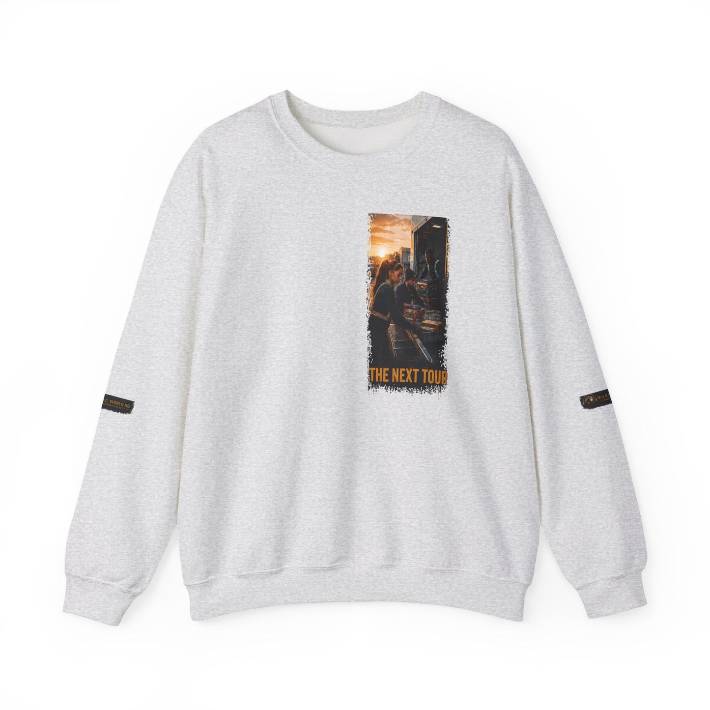 Postal Music — The Next Tour Core Crewneck Sweatshirt — Color Group 1 of 3