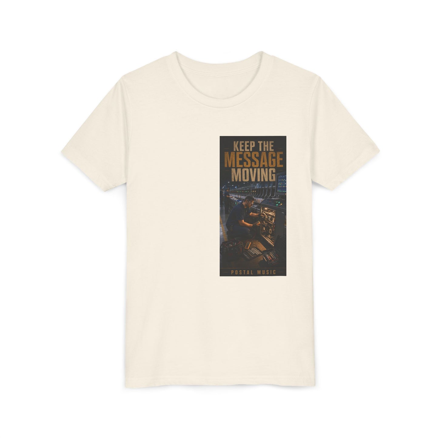 Postal Music — Keep the Message Moving — Youth T-Shirt