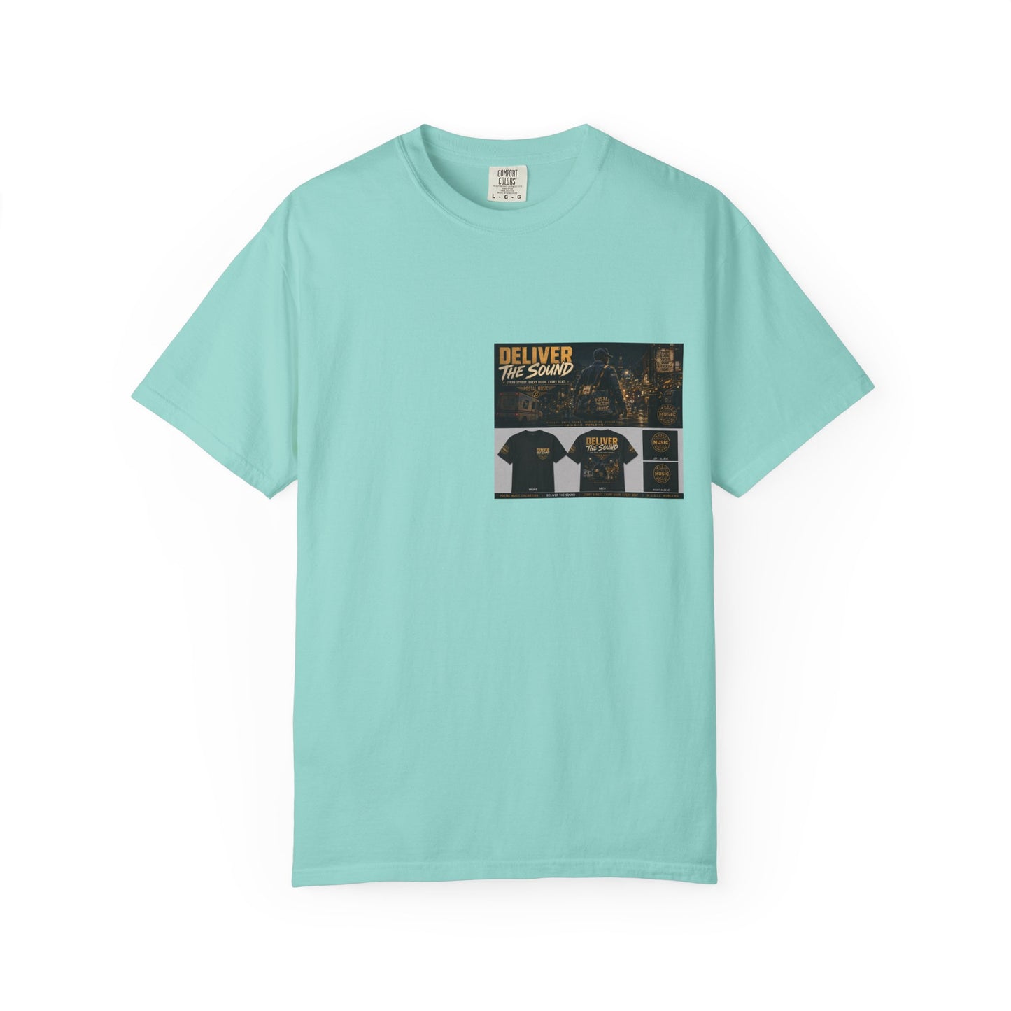 Postal Music — Deliver the Sound — Garment-Dyed T-Shirt