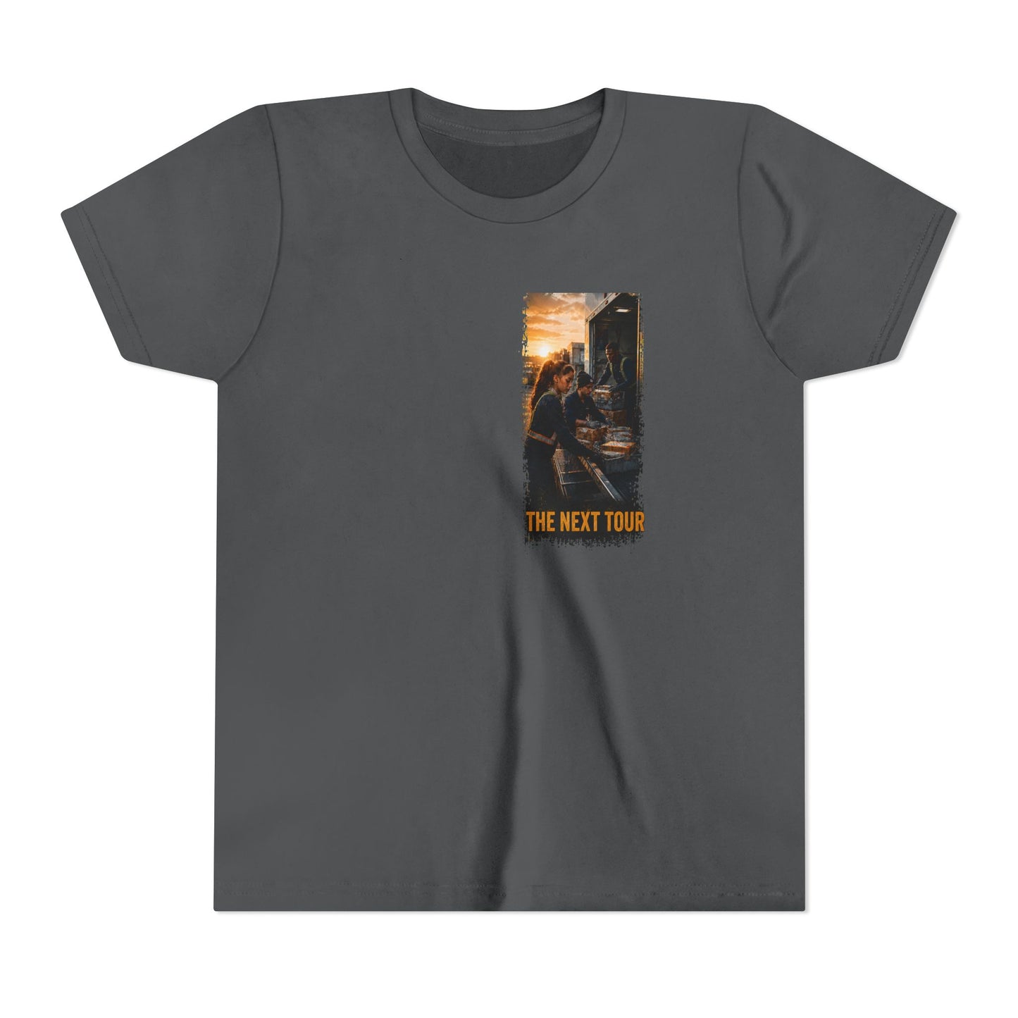 Postal Music — The Next Tour Youth T-Shirt — Color Group 1 of 2