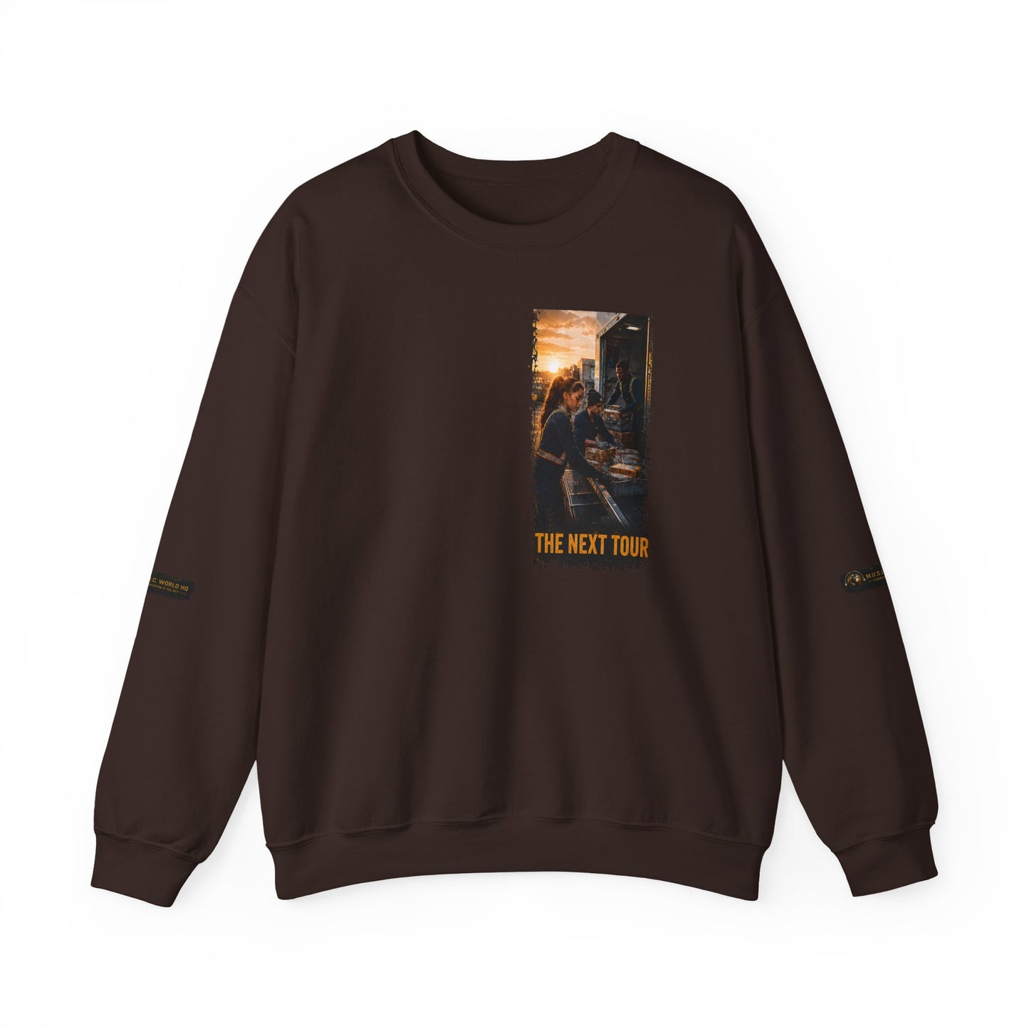 Postal Music — The Next Tour Core Crewneck Sweatshirt — Color Group 1 of 3