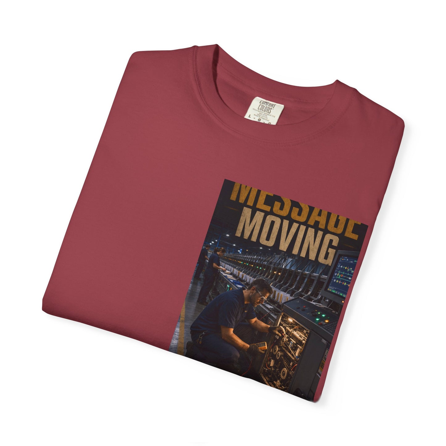 Postal Music — Keep the Message Moving — Garment-Dyed T-Shirt