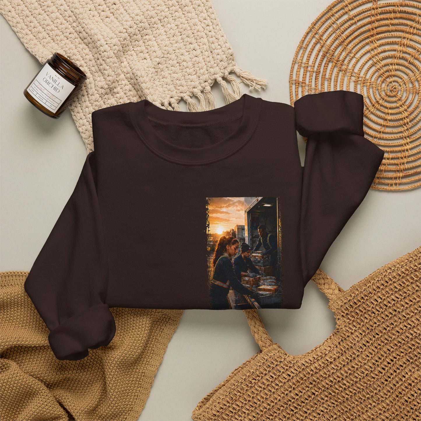 Postal Music — The Next Tour Core Crewneck Sweatshirt — Color Group 1 of 3
