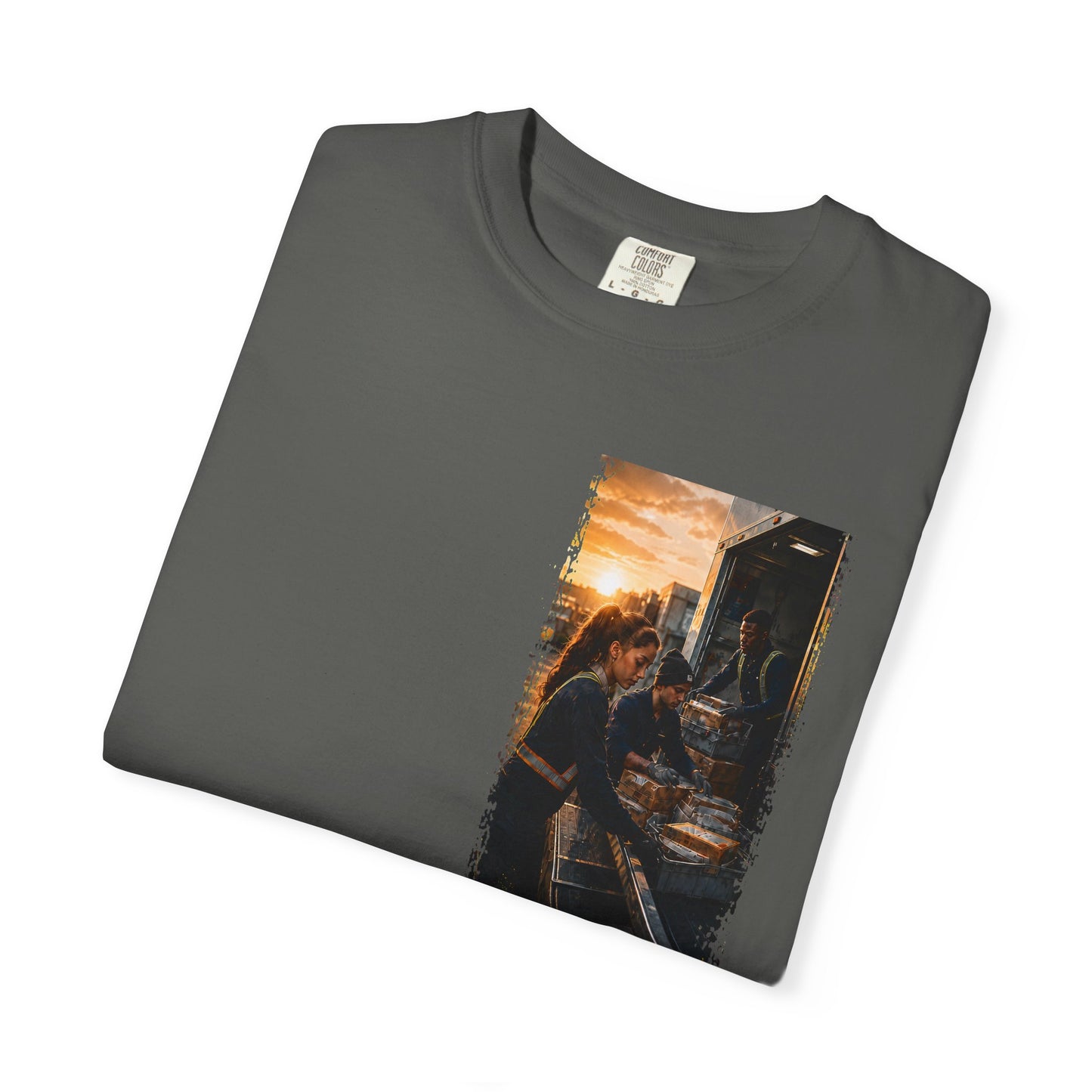 Postal Music — The Next Tour Garment-Dyed T-Shirt — Color Group 3 of 4