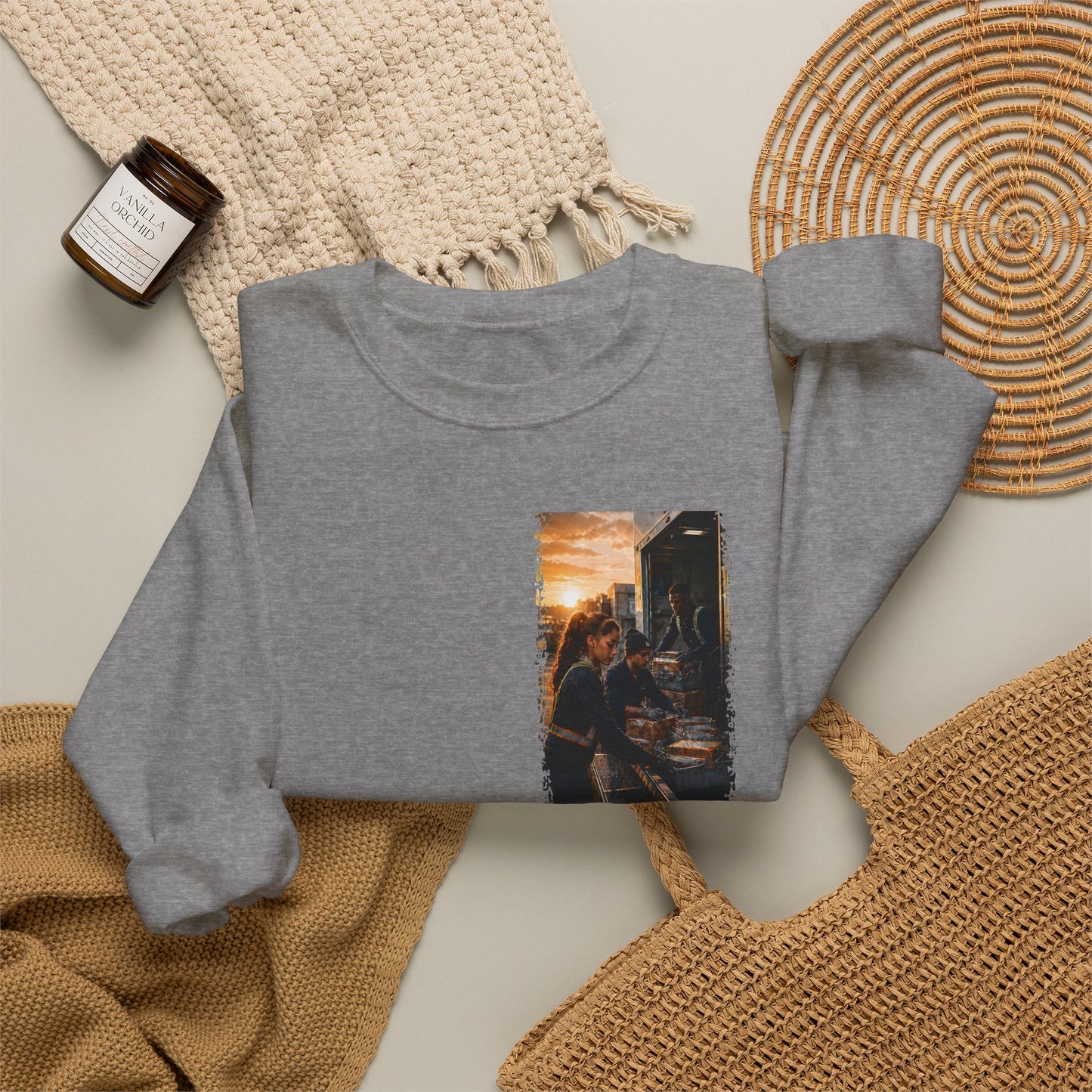 Postal Music — The Next Tour Core Crewneck Sweatshirt — Color Group 1 of 3