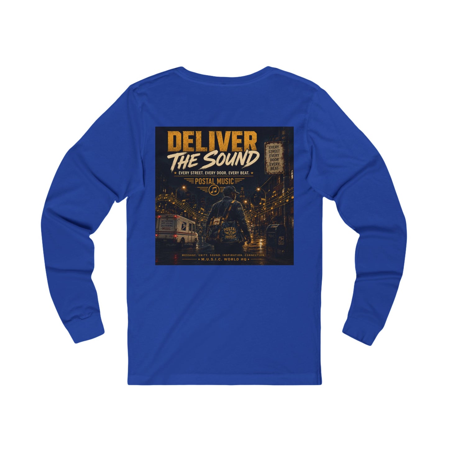 Postal Music — Deliver the Sound — Long-Sleeve T-Shirt