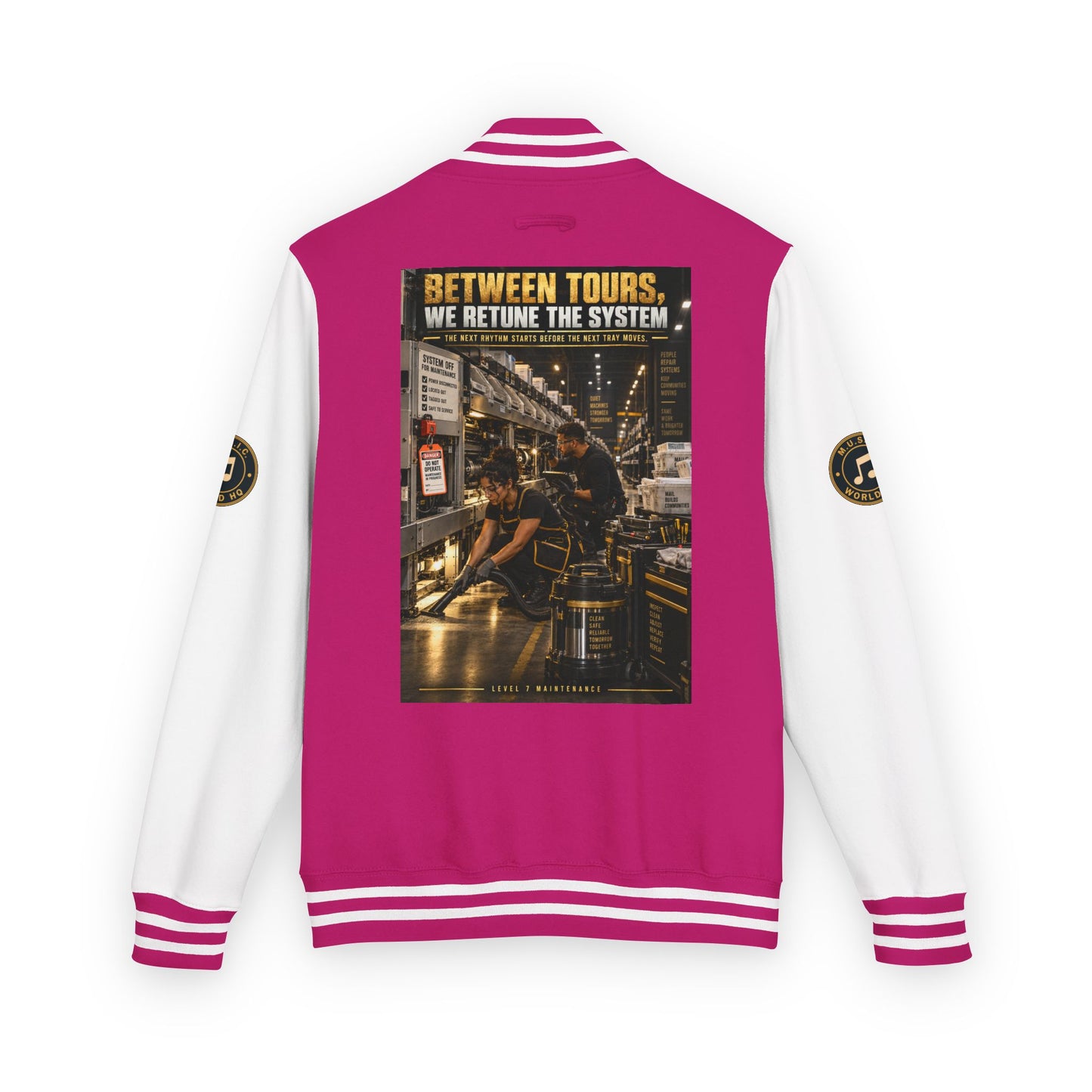 Postal Music - Between Tours, We Retune the System - Heavyweight Letterman Jacket