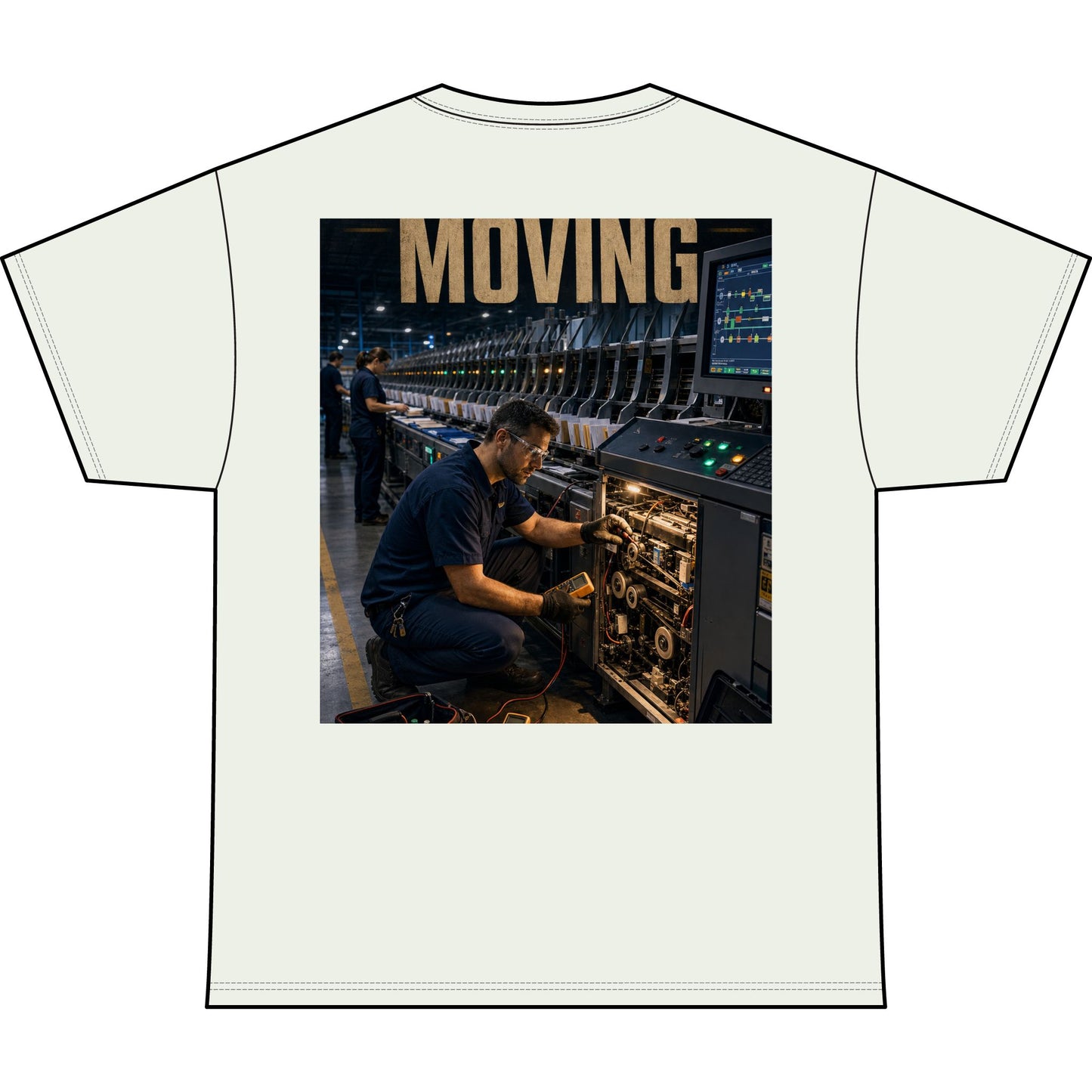 Postal Music — Keep the Message Moving — Heavyweight T-Shirt