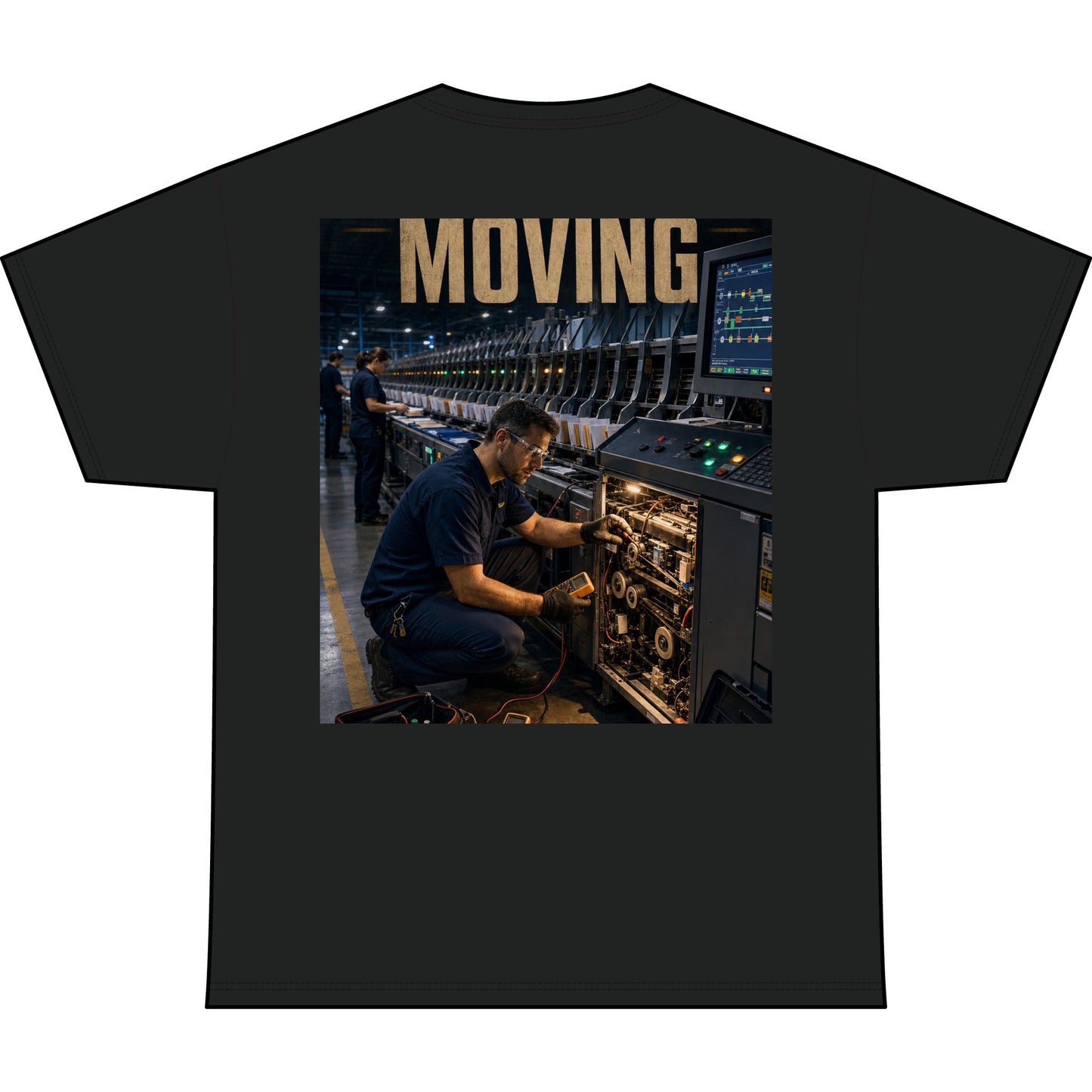 Postal Music — Keep the Message Moving — Heavyweight T-Shirt