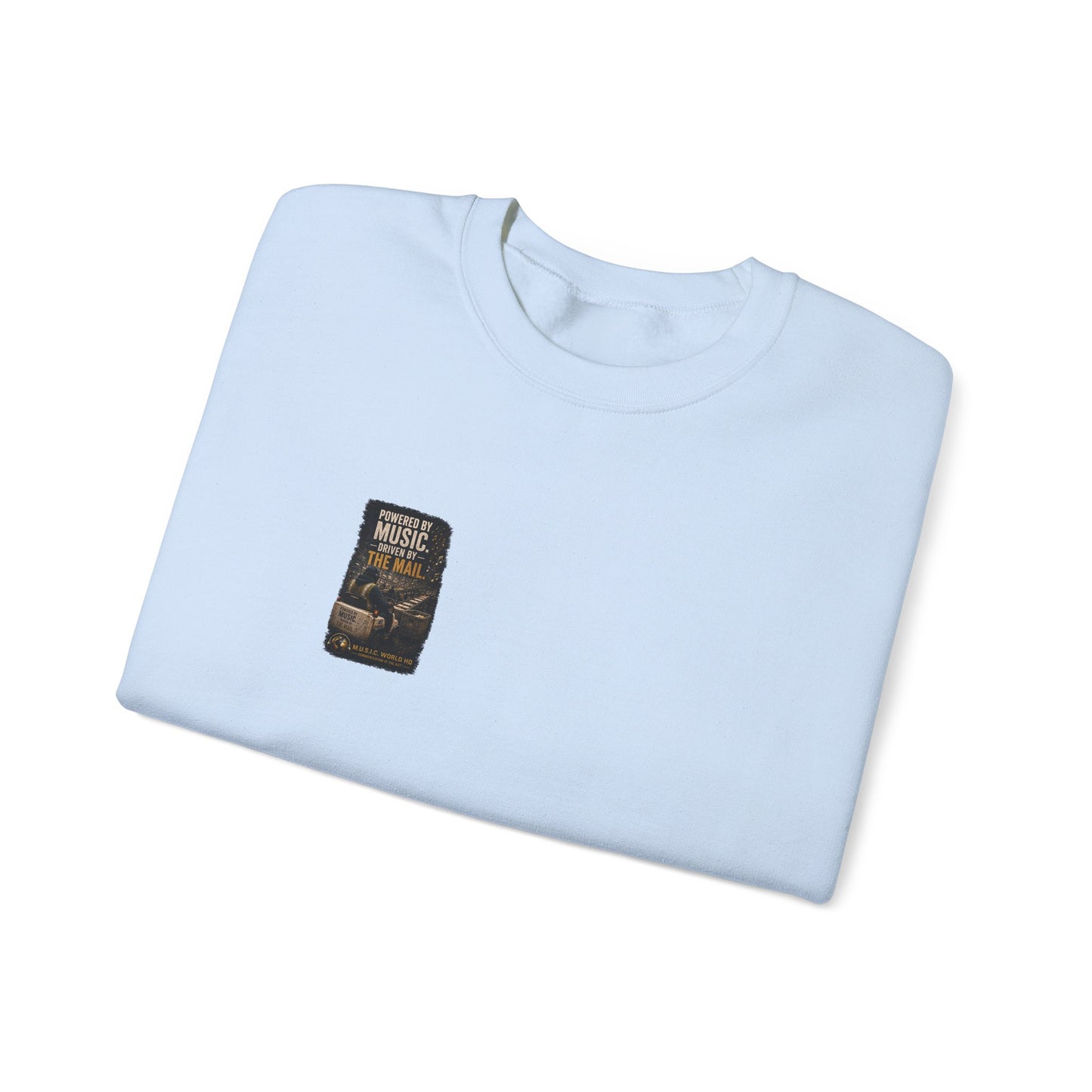 Postal Music - Powered by Music Crewneck Sweatshirt - Colorways B