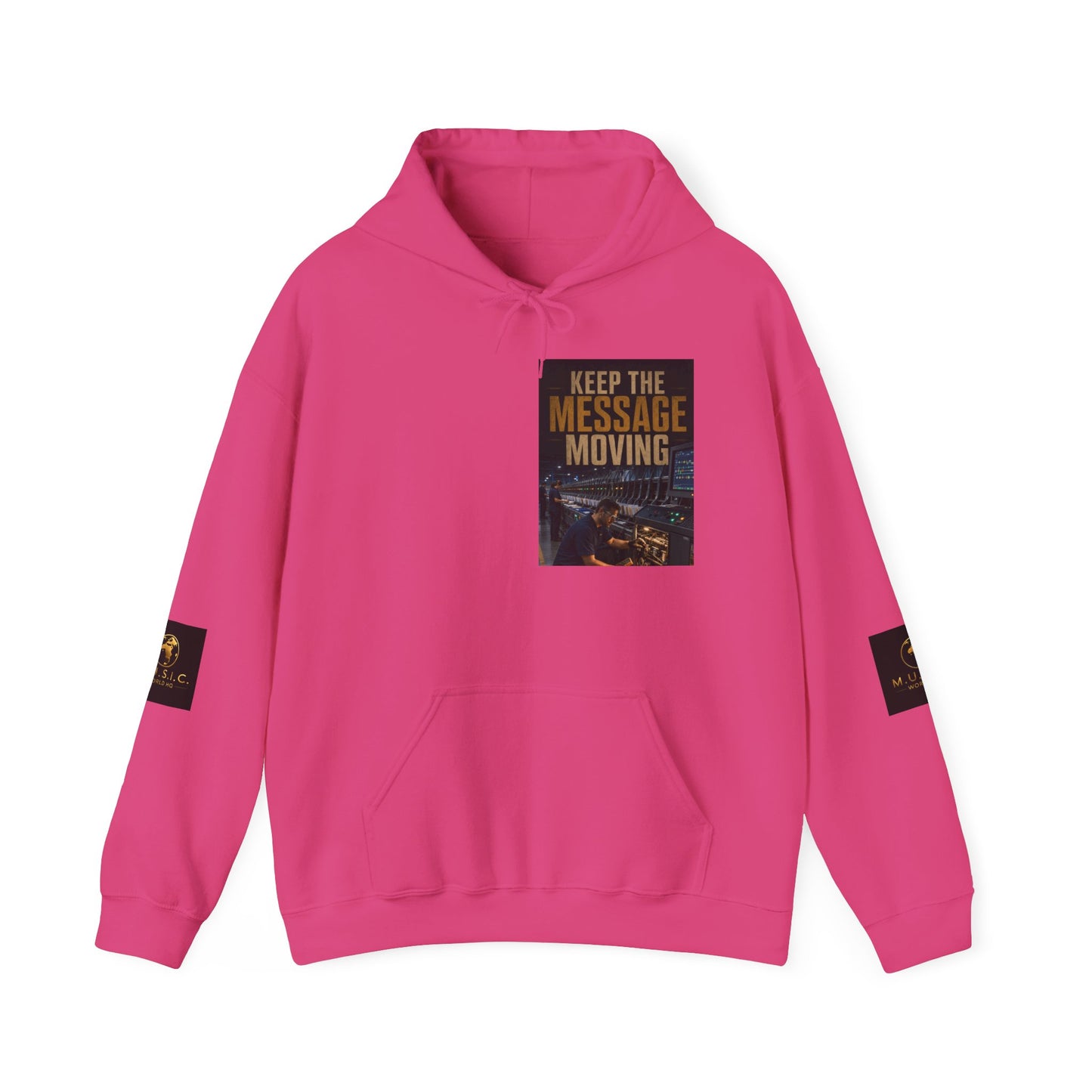 Postal Music — Keep the Message Moving — Core Pullover Hoodie