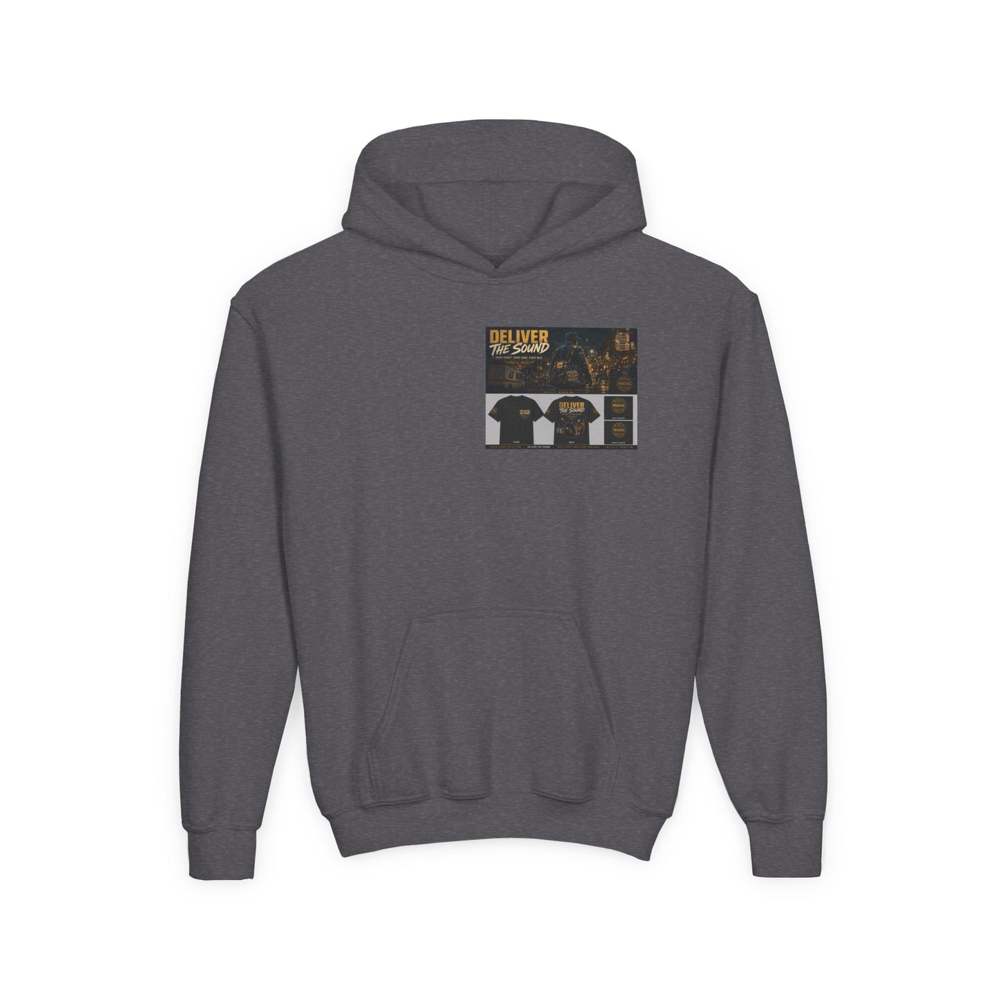 Postal Music — Deliver the Sound — Youth Hoodie