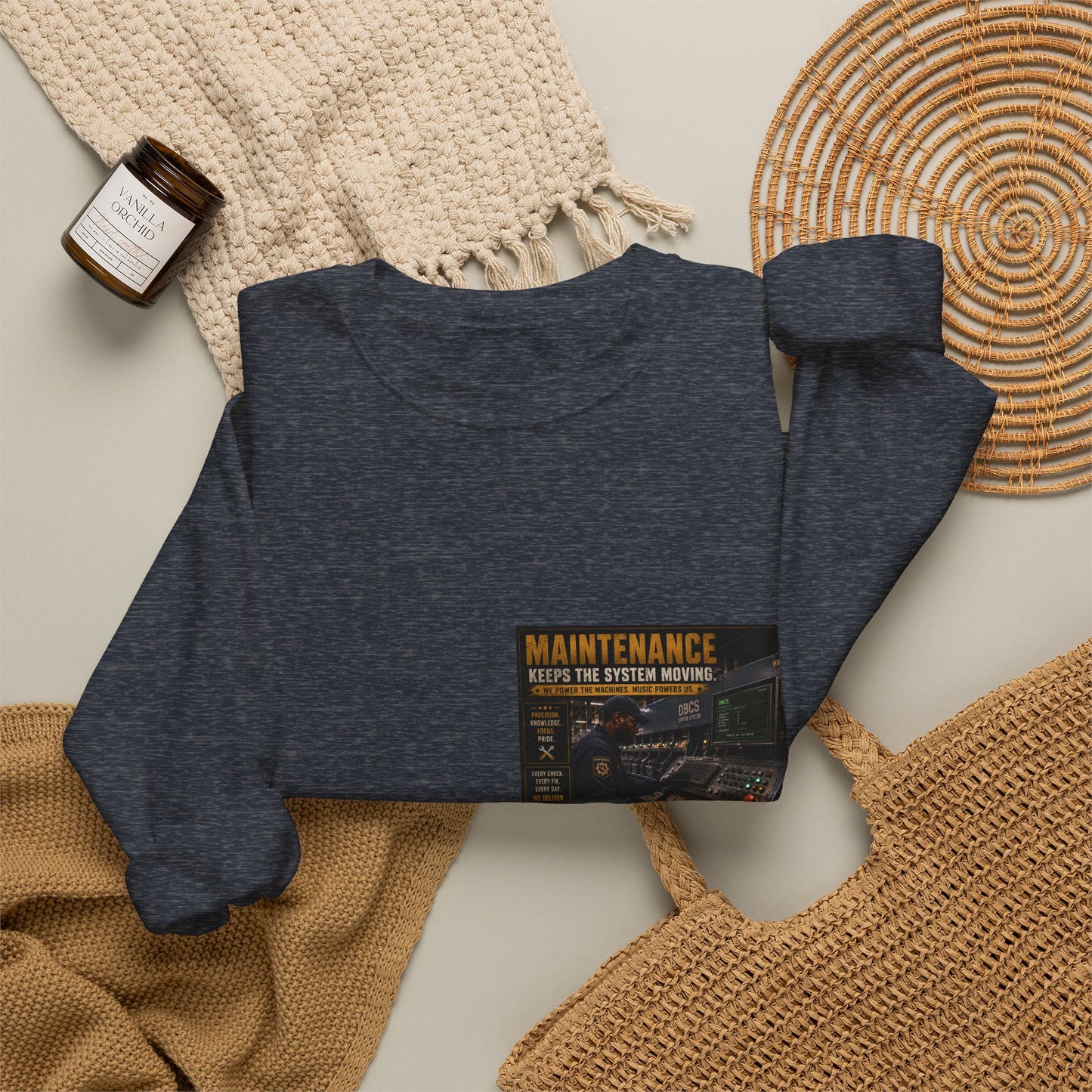 Postal Music — Maintenance Keeps the System Moving — Core Crewneck Sweatshirt