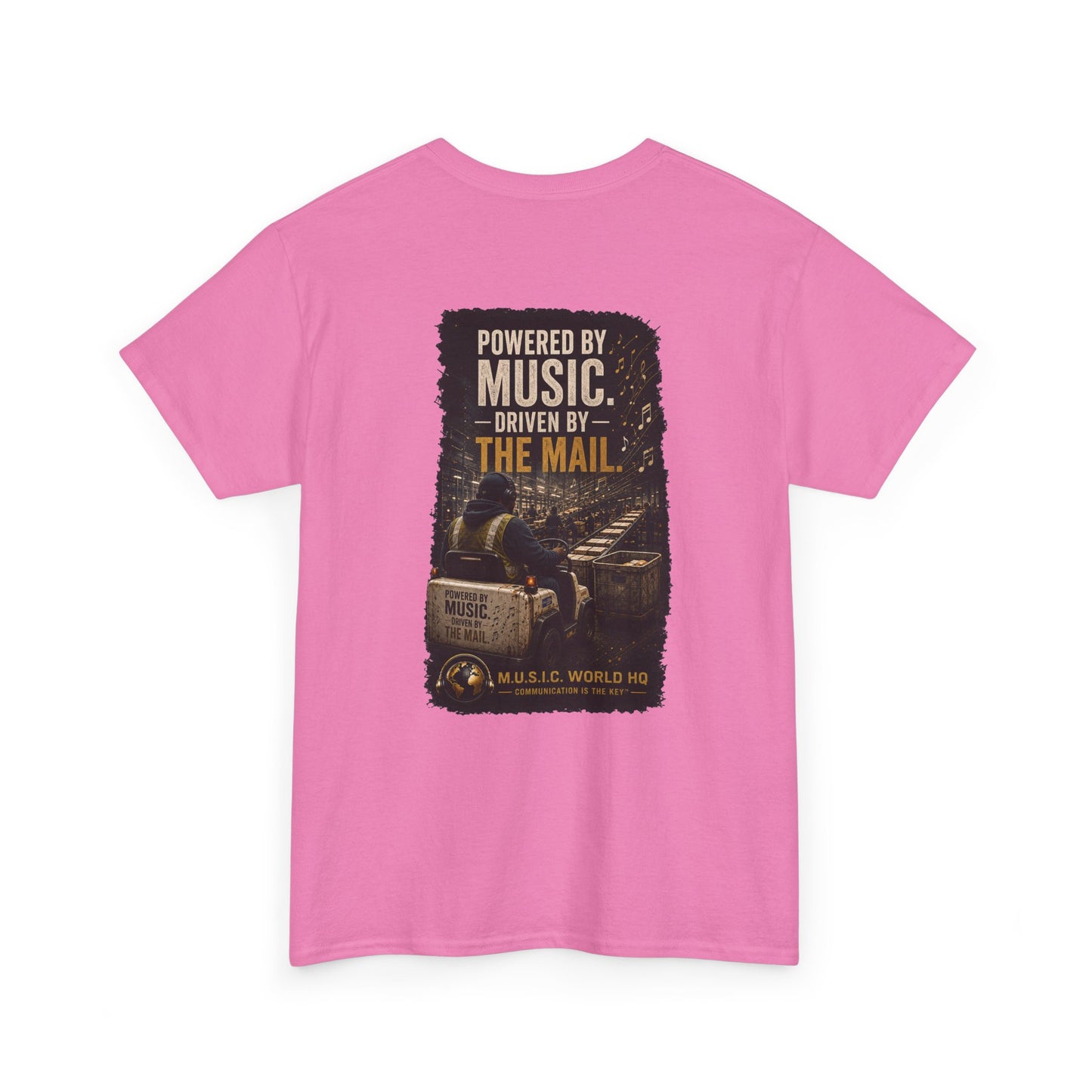 Postal Music - Powered by Music Premium T-Shirt - Colorways A