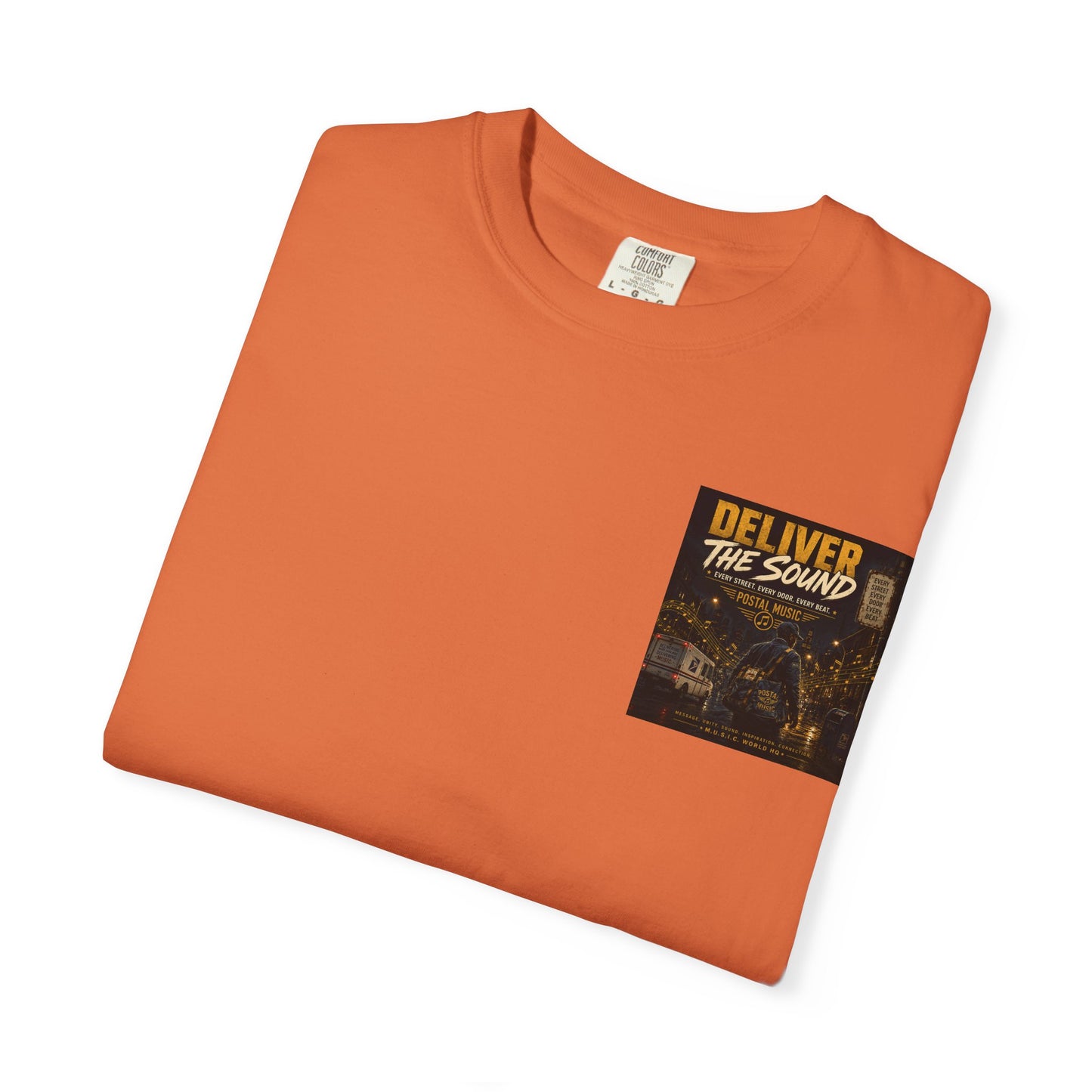 Postal Music — Deliver the Sound — Garment-Dyed T-Shirt