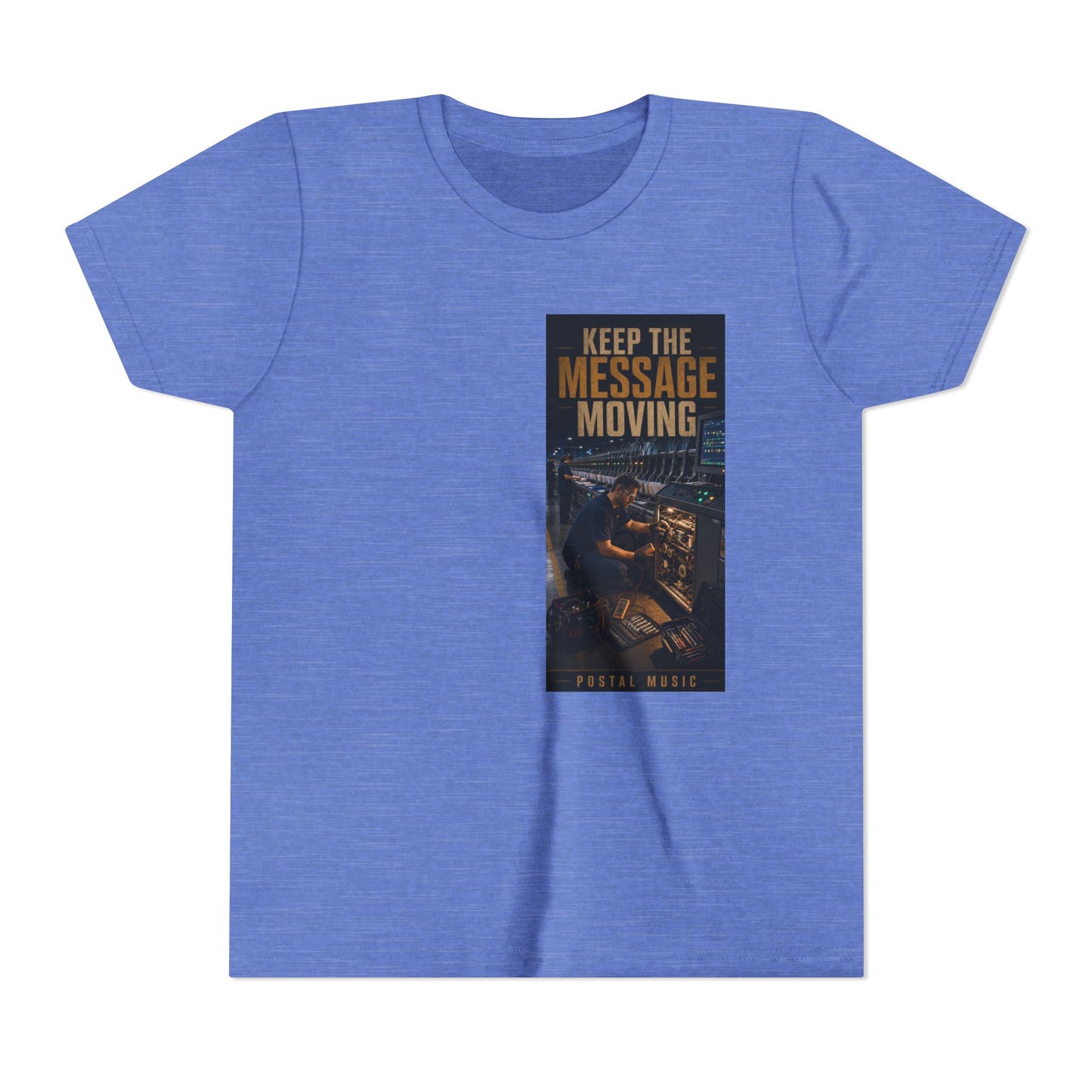 Postal Music — Keep the Message Moving — Youth T-Shirt