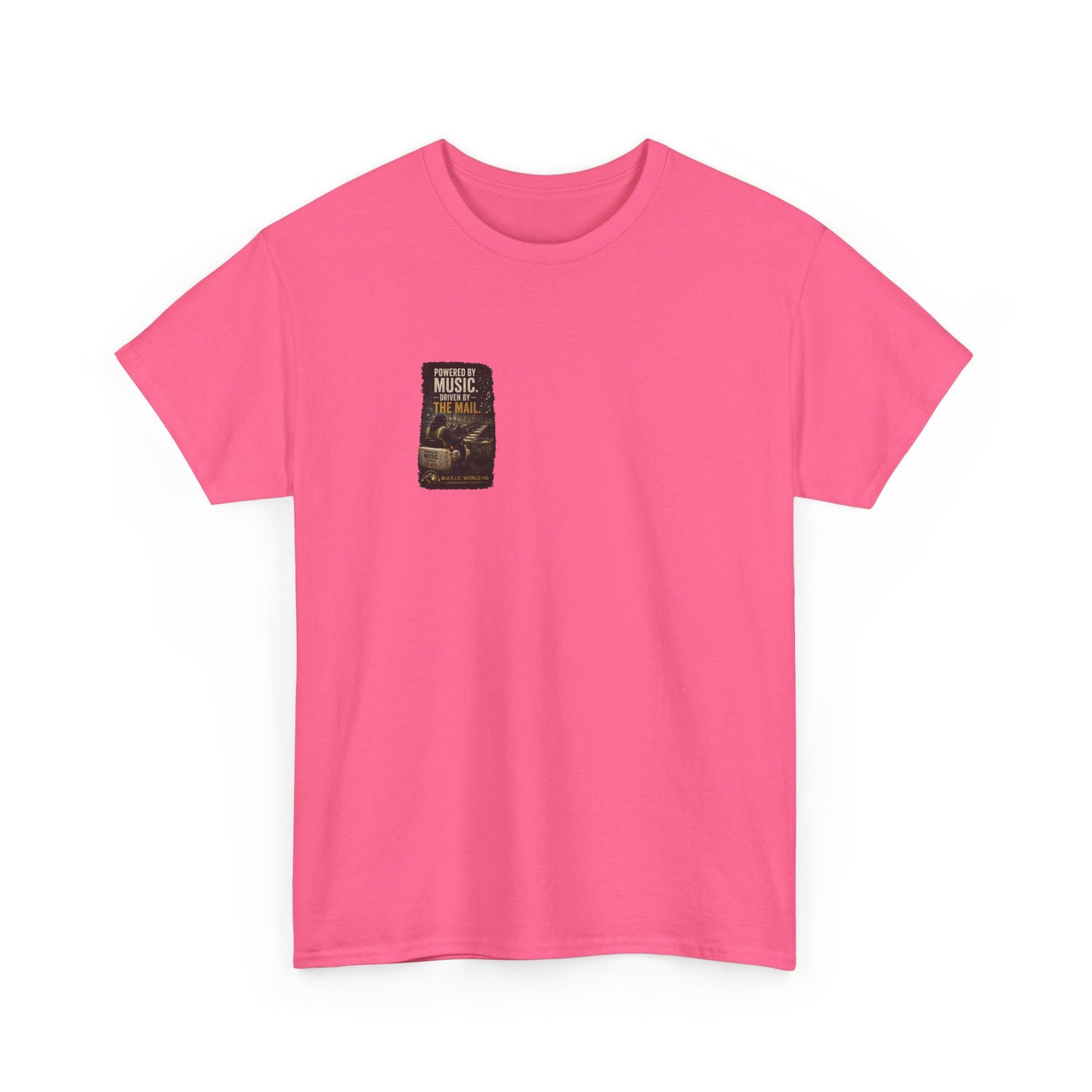 Postal Music - Powered by Music Premium T-Shirt - Colorways E