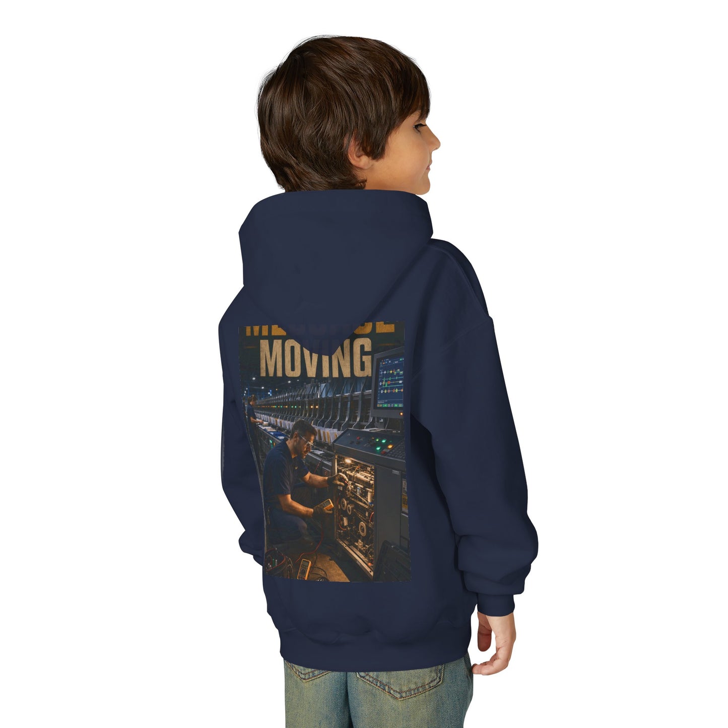 Postal Music — Keep the Message Moving — Youth Hoodie
