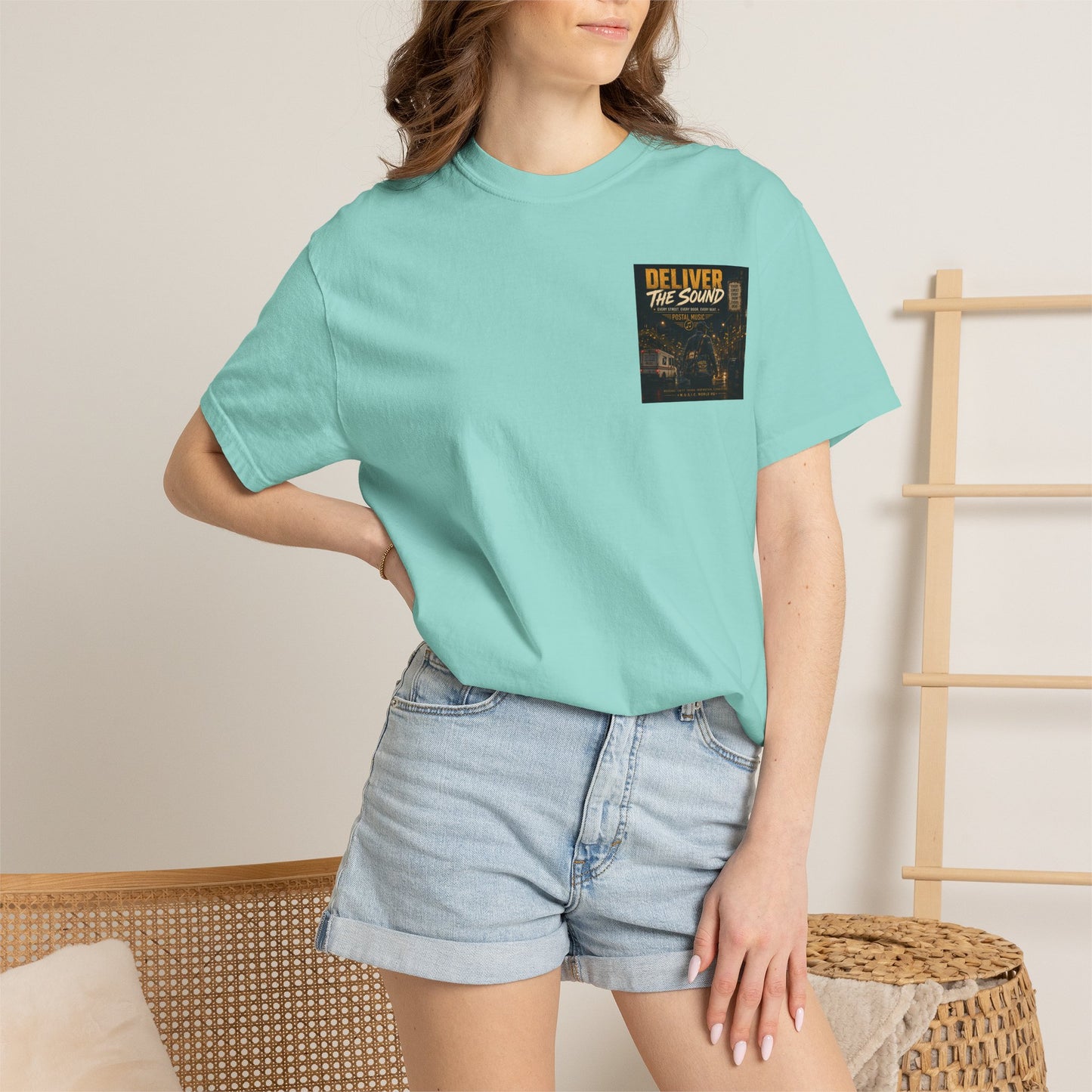 Postal Music — Deliver the Sound — Garment-Dyed T-Shirt